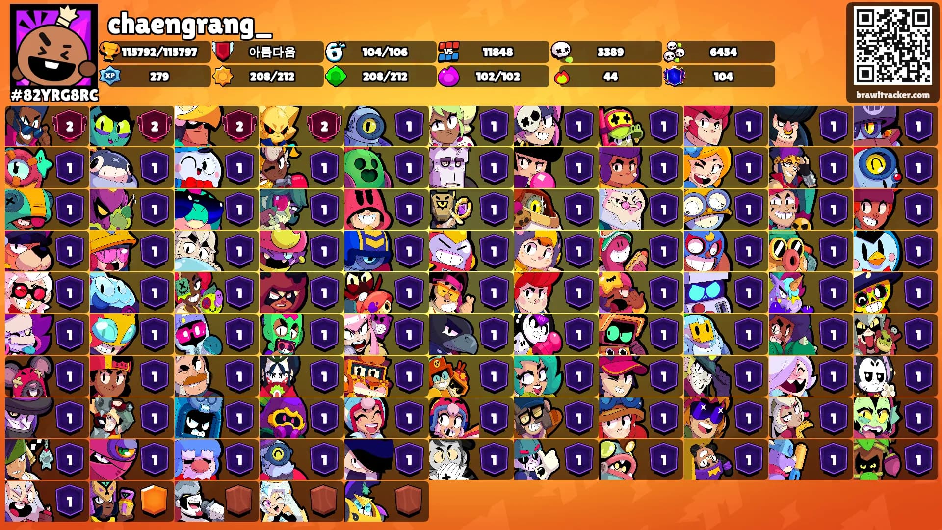 chaengrang_'s Ranks