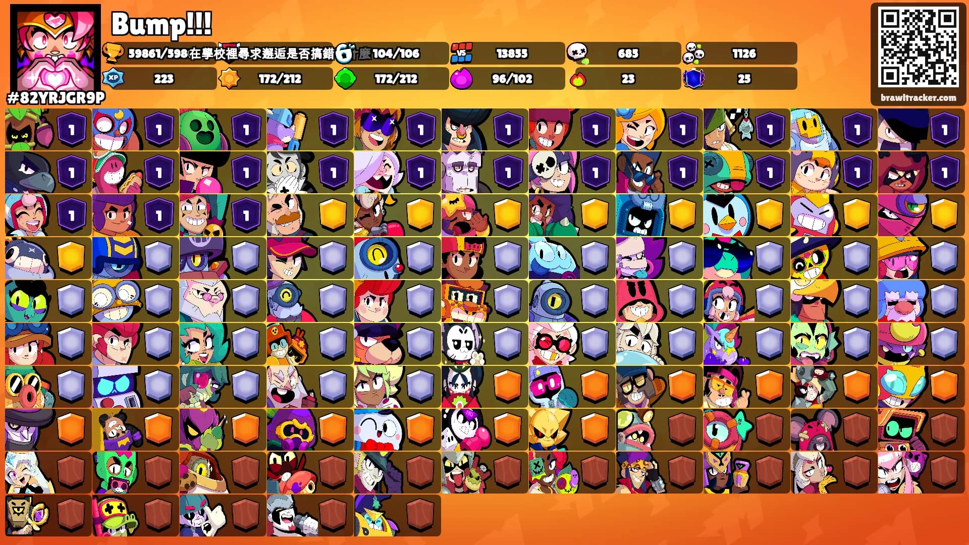 Bump!!!'s Ranks