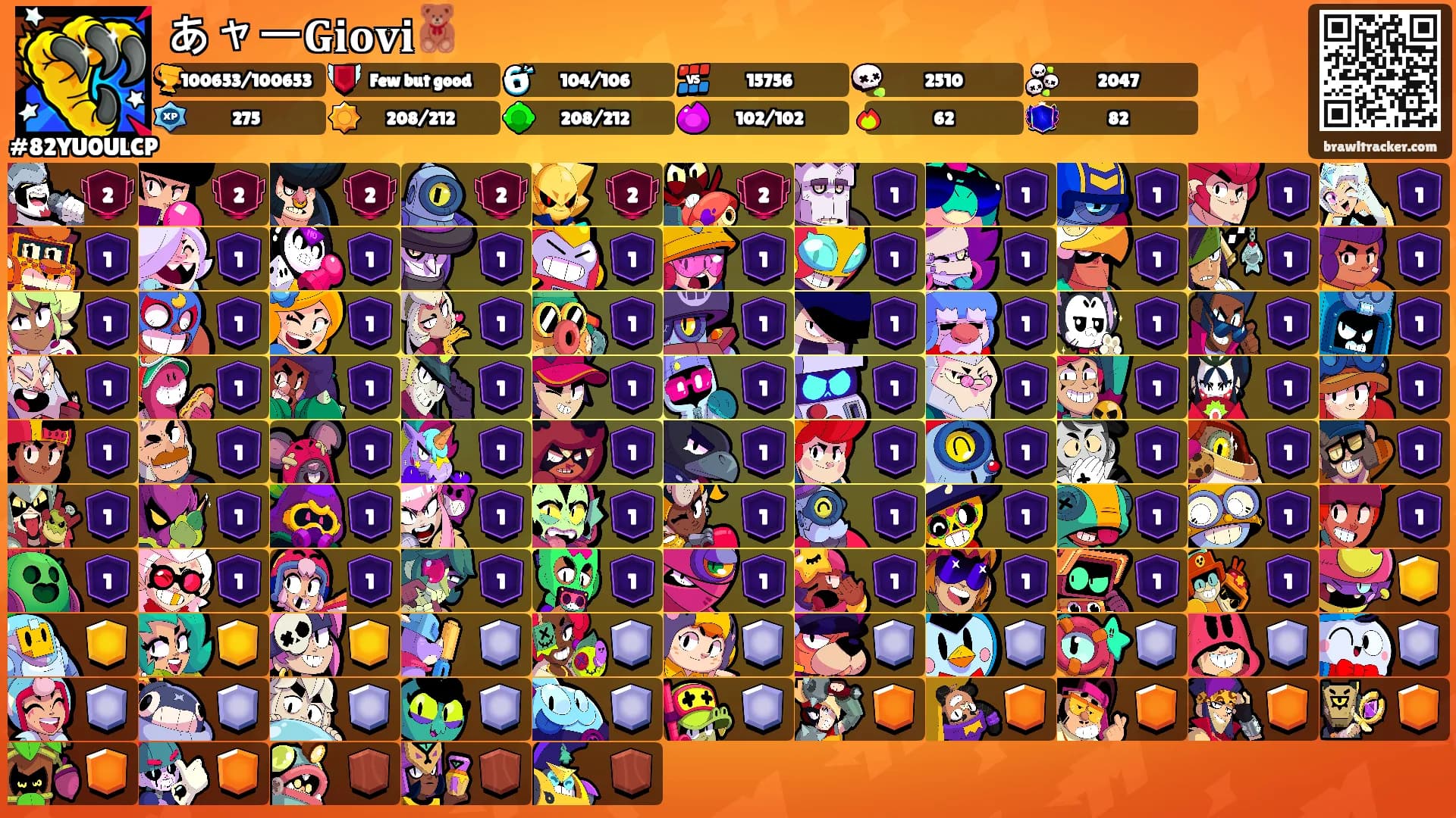 あャー𝐆𝐢𝐨𝐯𝐢🧸's Ranks