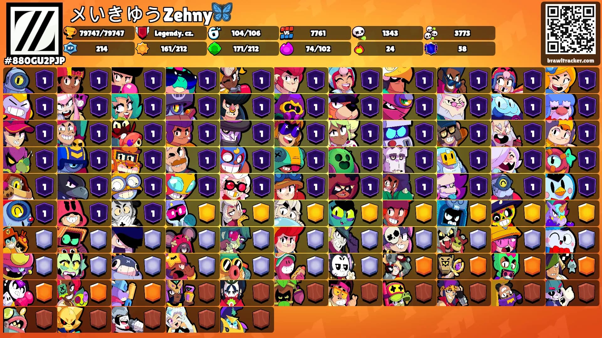 メいきゆうZehny🦋's Ranks