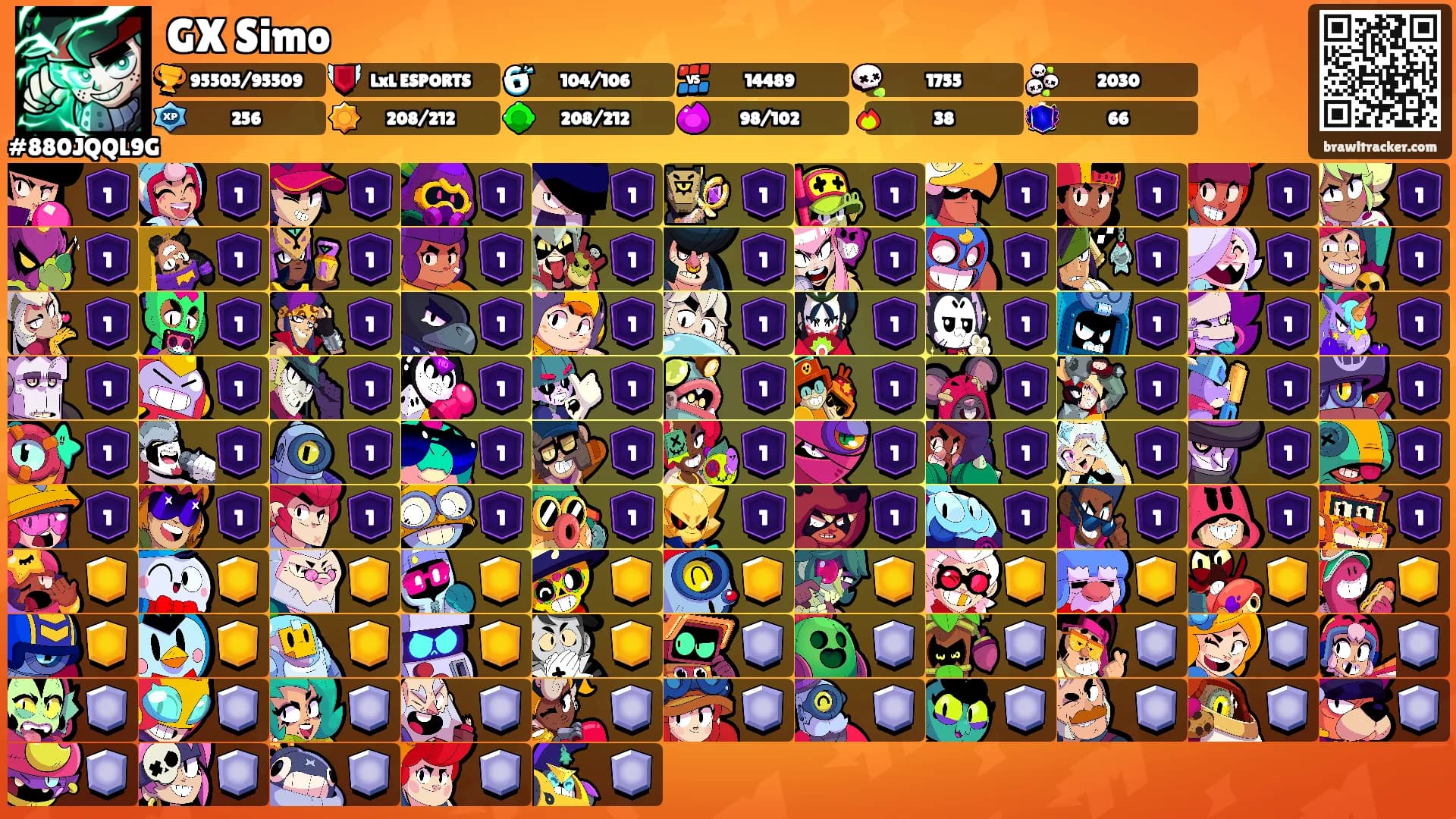 GX Simo's Ranks