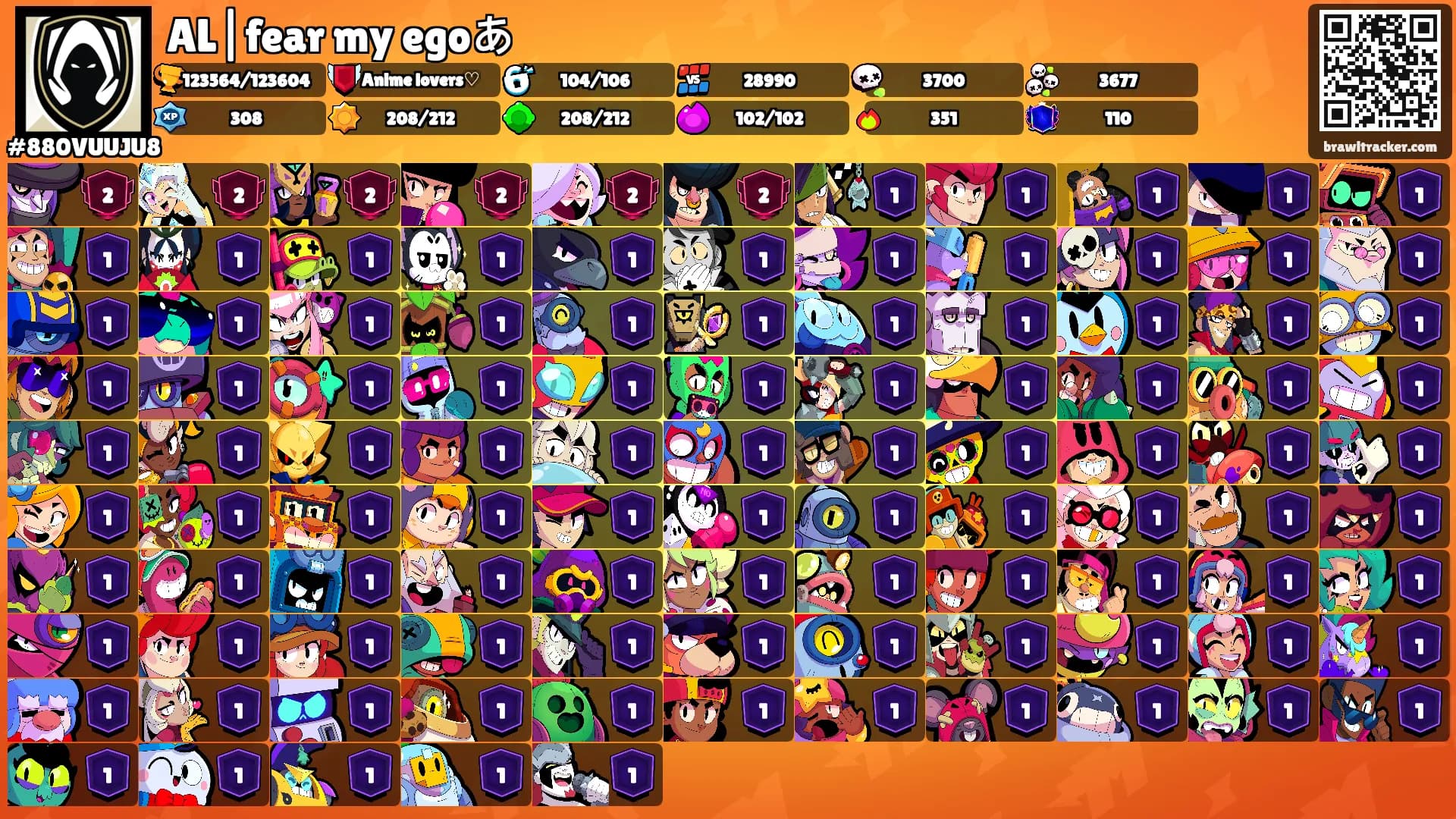 AL|fear my egoあ's Ranks