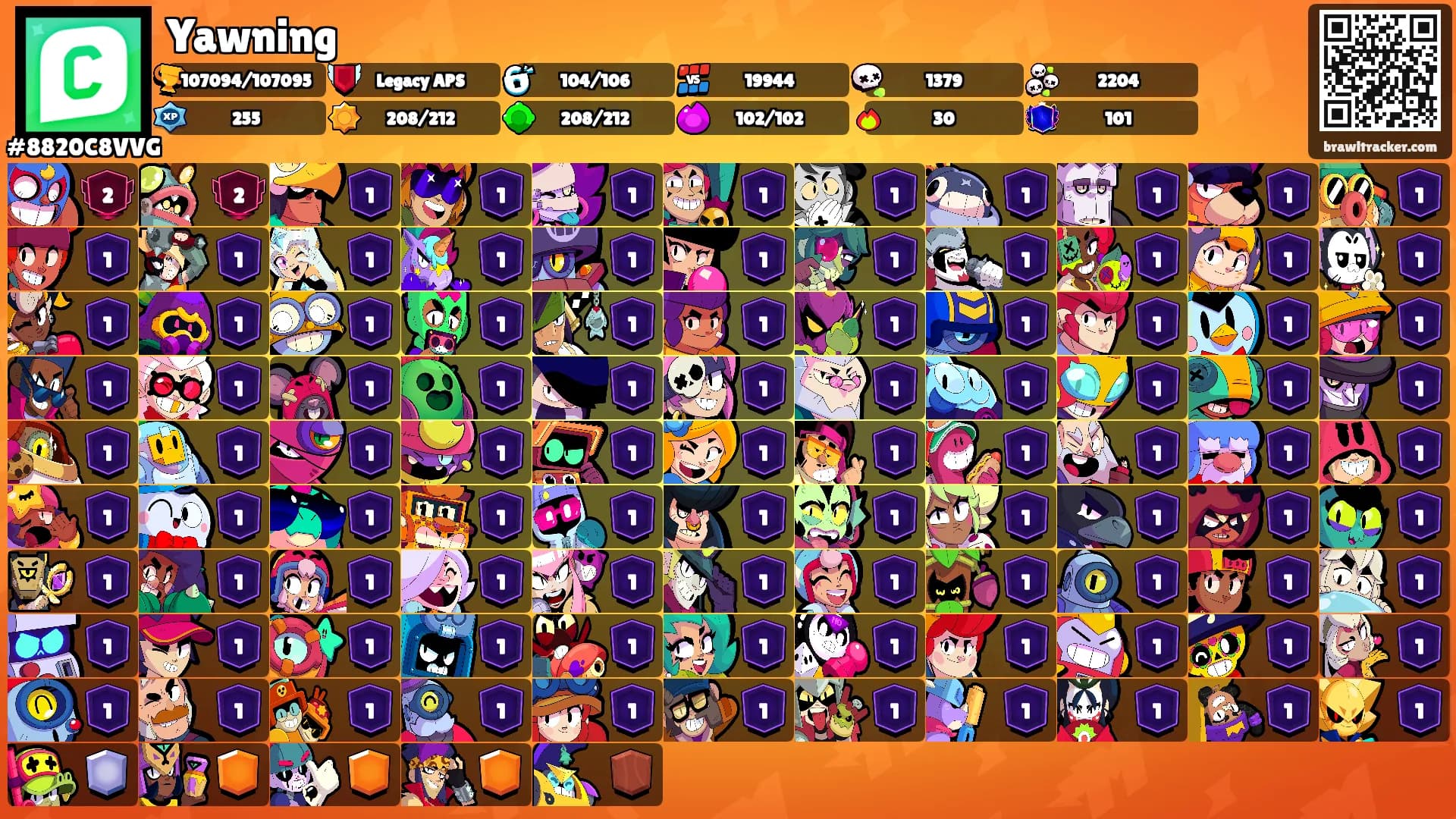 Yawning's Ranks