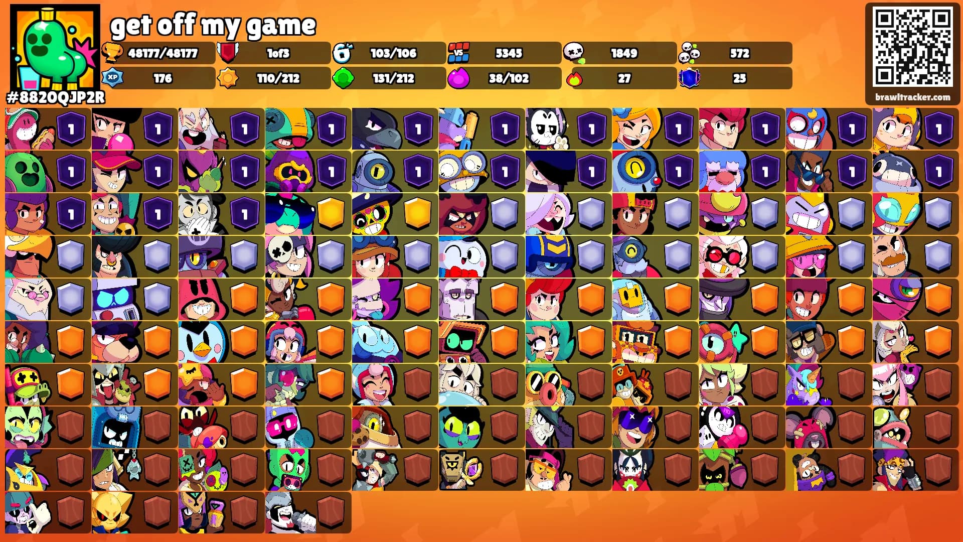 get off my game's Ranks