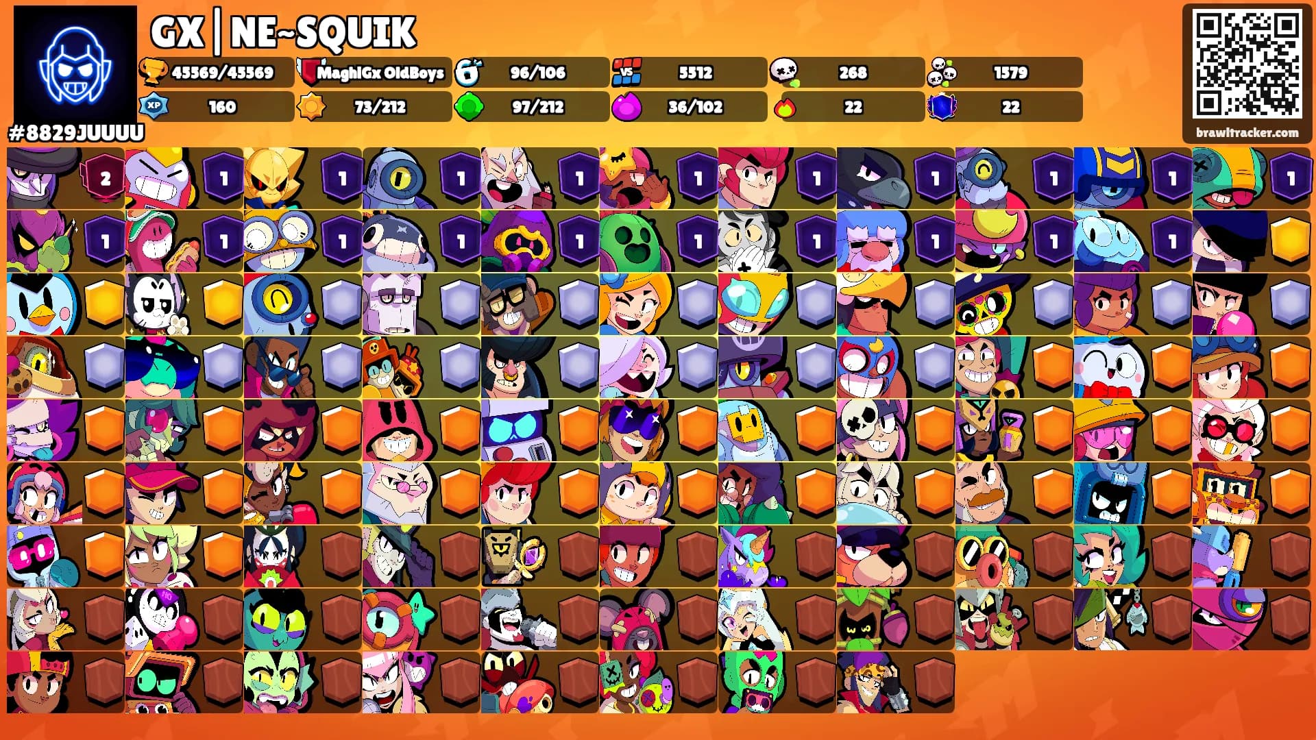 GX|NE~SQUIK's Ranks