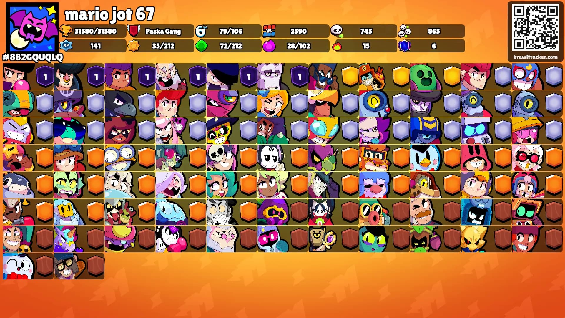 mario jot 67's Ranks