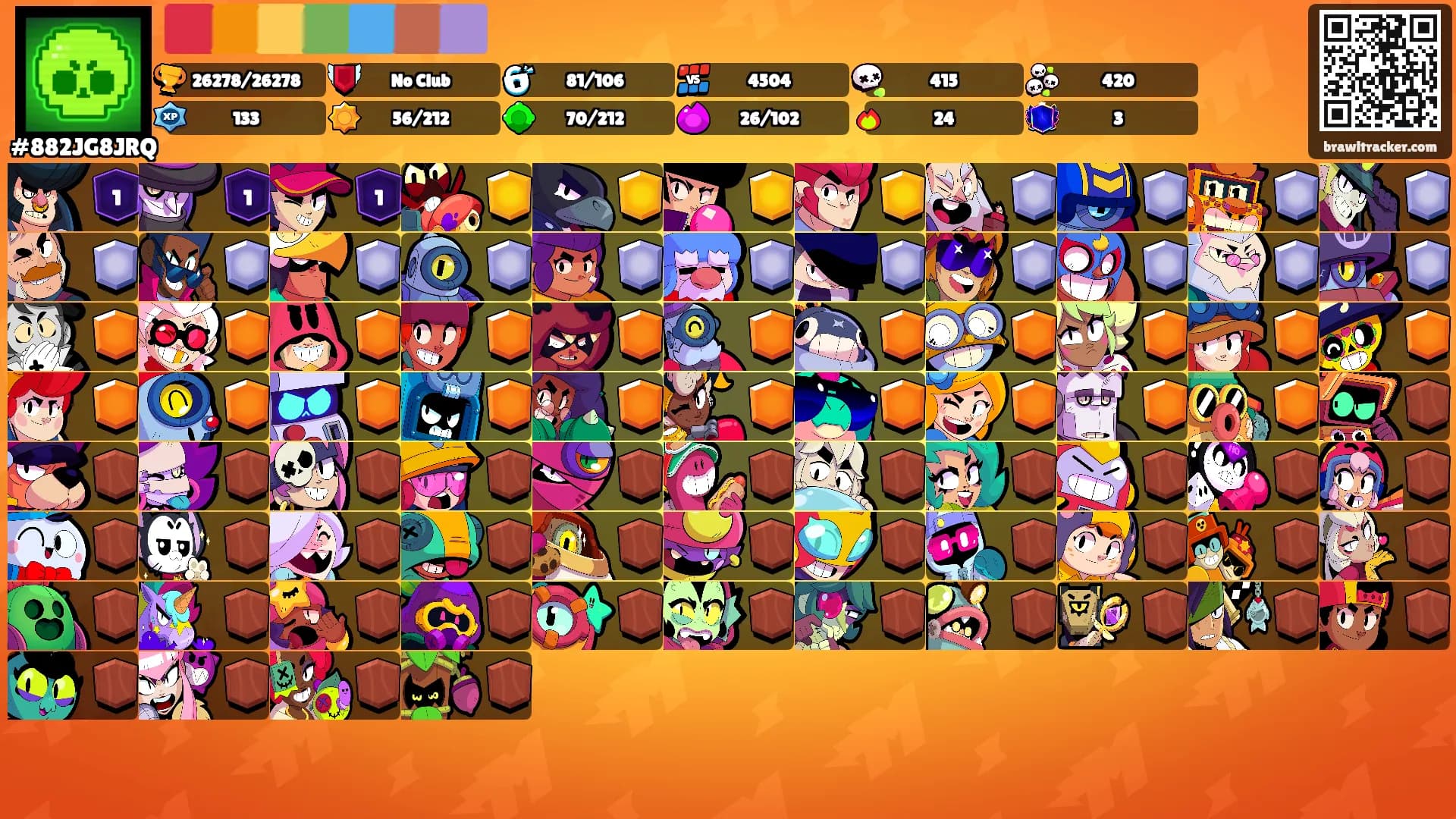 🟥🟧🟨🟩🟦🟫🟪's Ranks