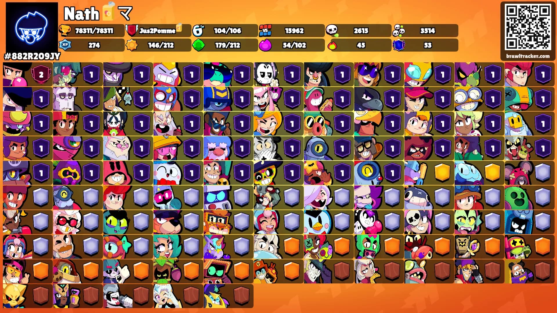 Nath🧃マ's Ranks