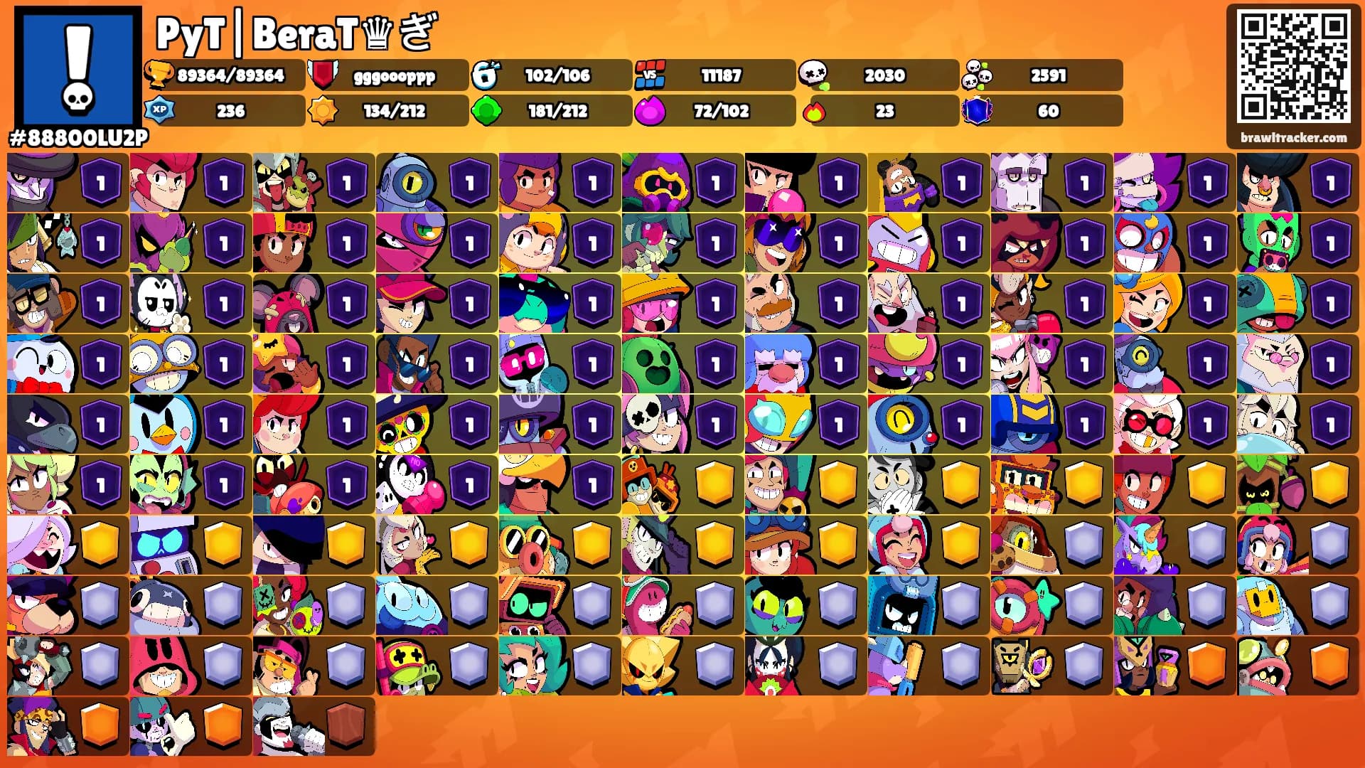 PyT|BeraT♛ぎ's Ranks