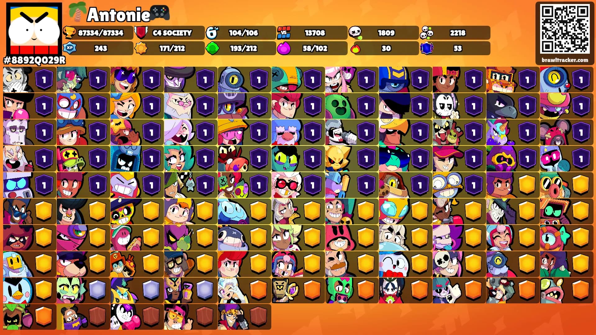 🌴Antonie🎮's Ranks
