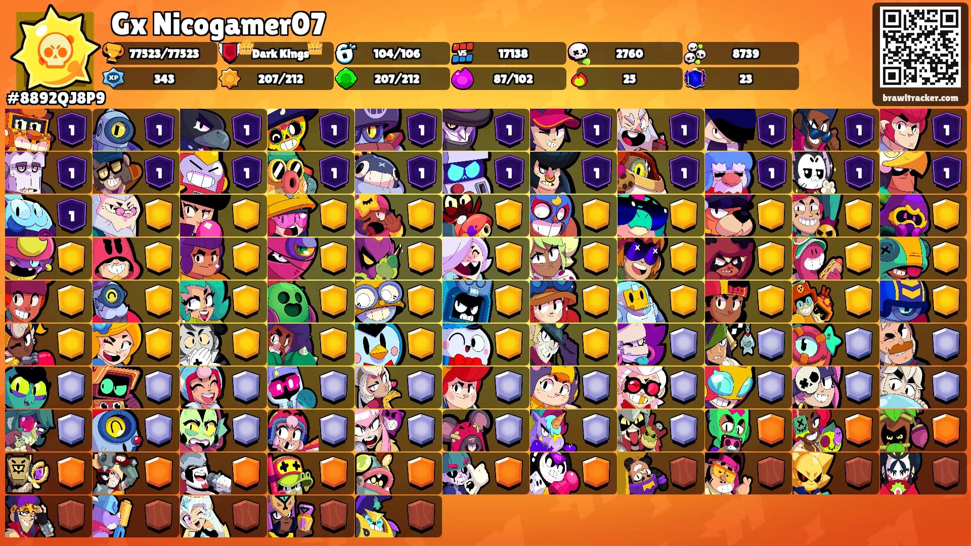 Gx Nicogamer07's Ranks