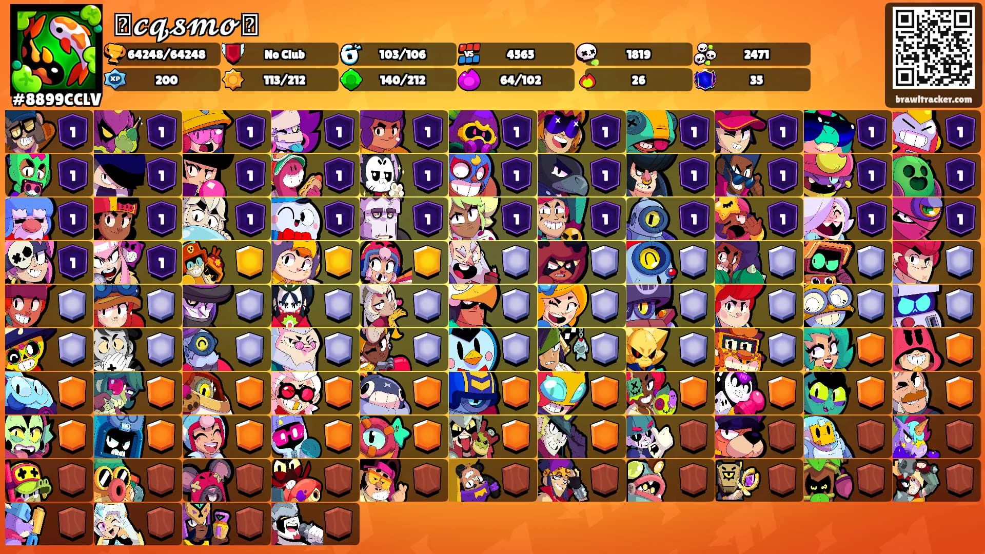 ꧁𝓬𝓺𝓼𝓶𝓸꧂'s Ranks