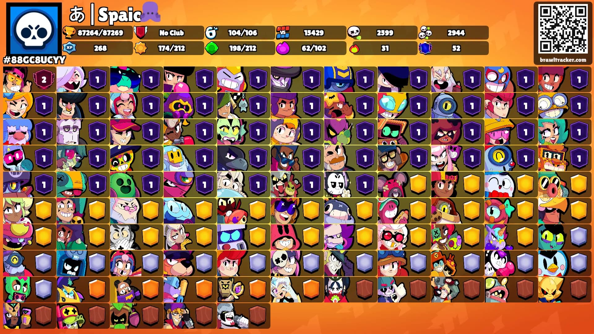 あ|Spaic🐙's Ranks