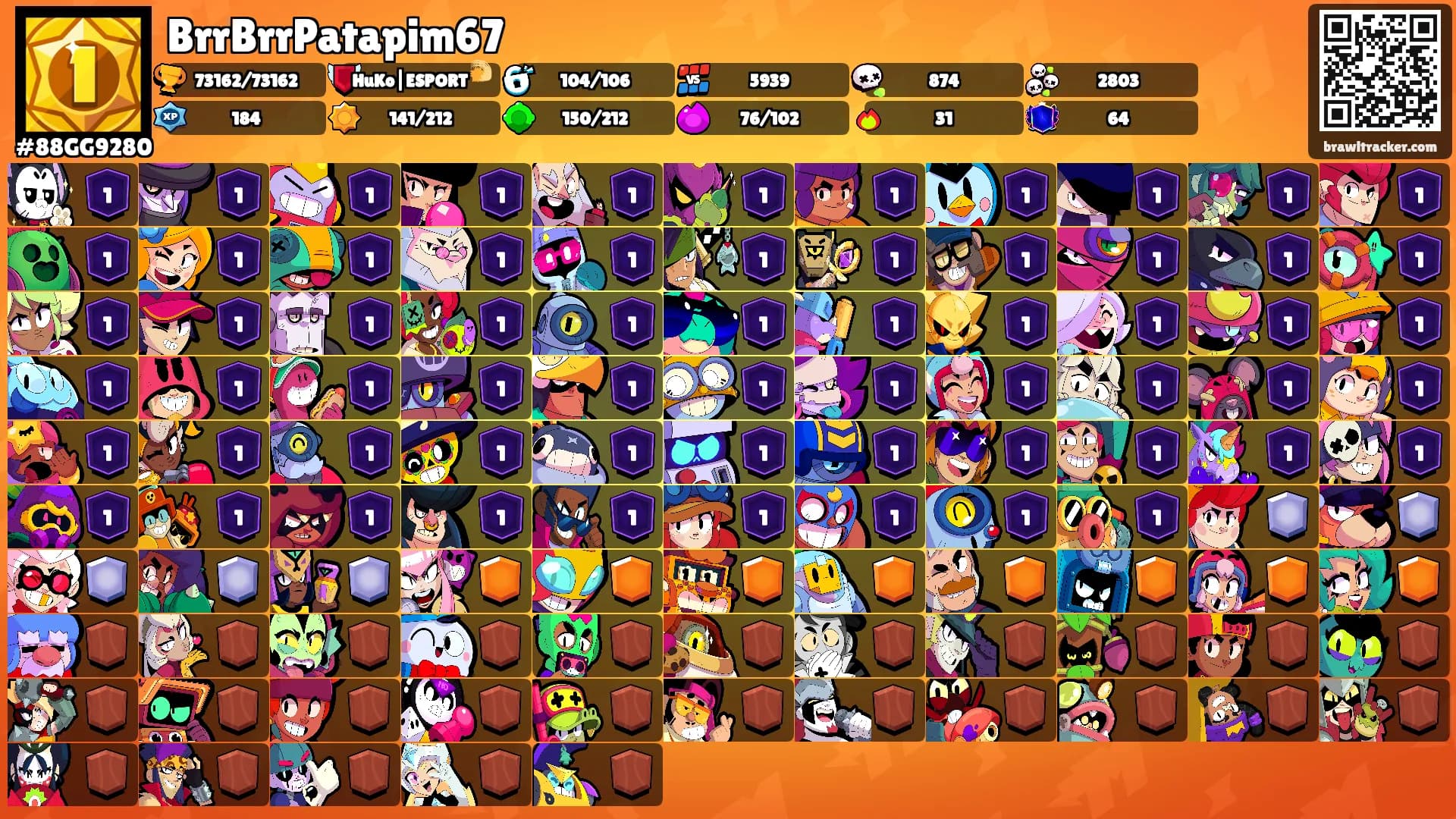 BrrBrrPatapim67's Ranks