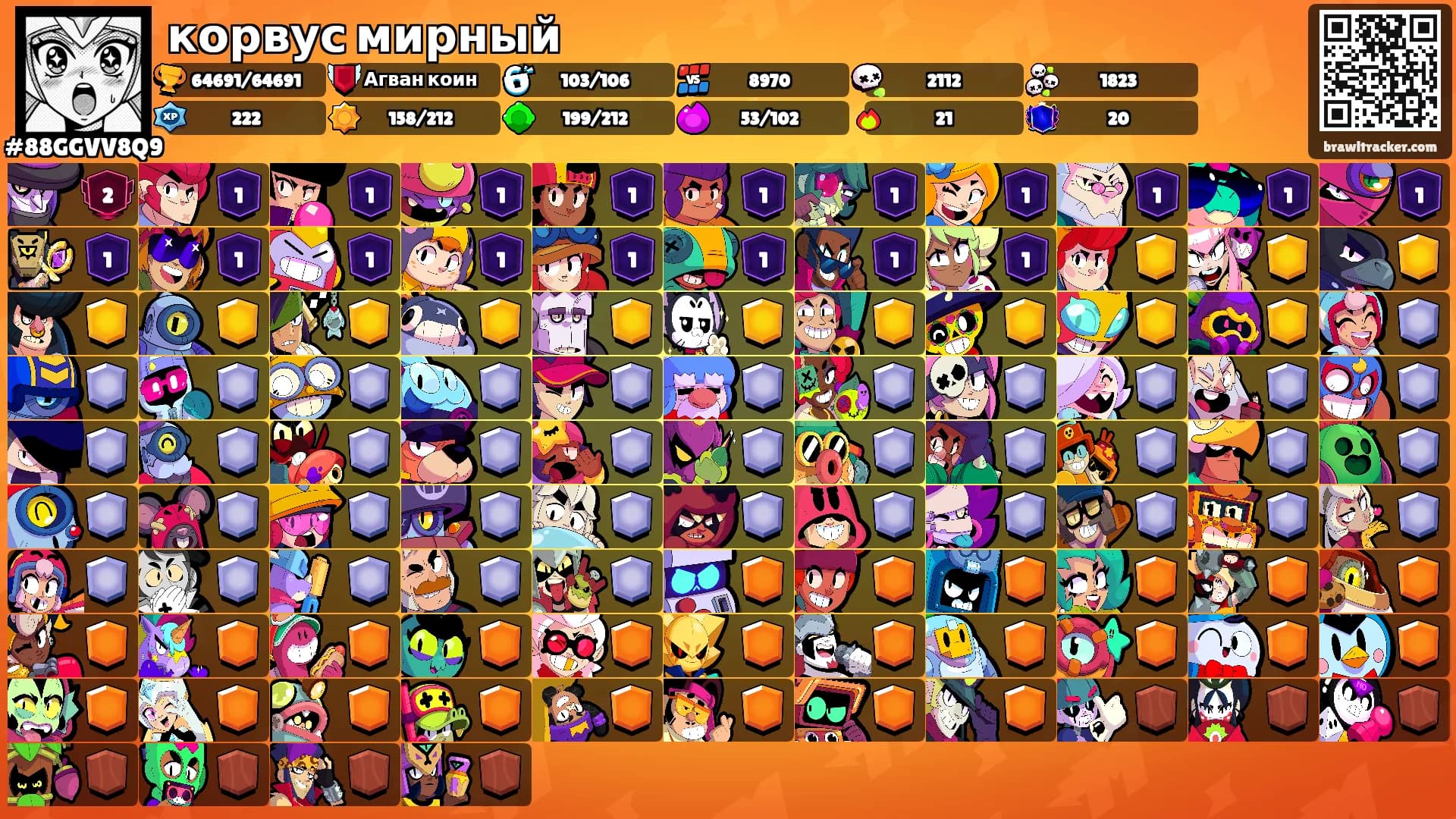 корвус мирный's Ranks