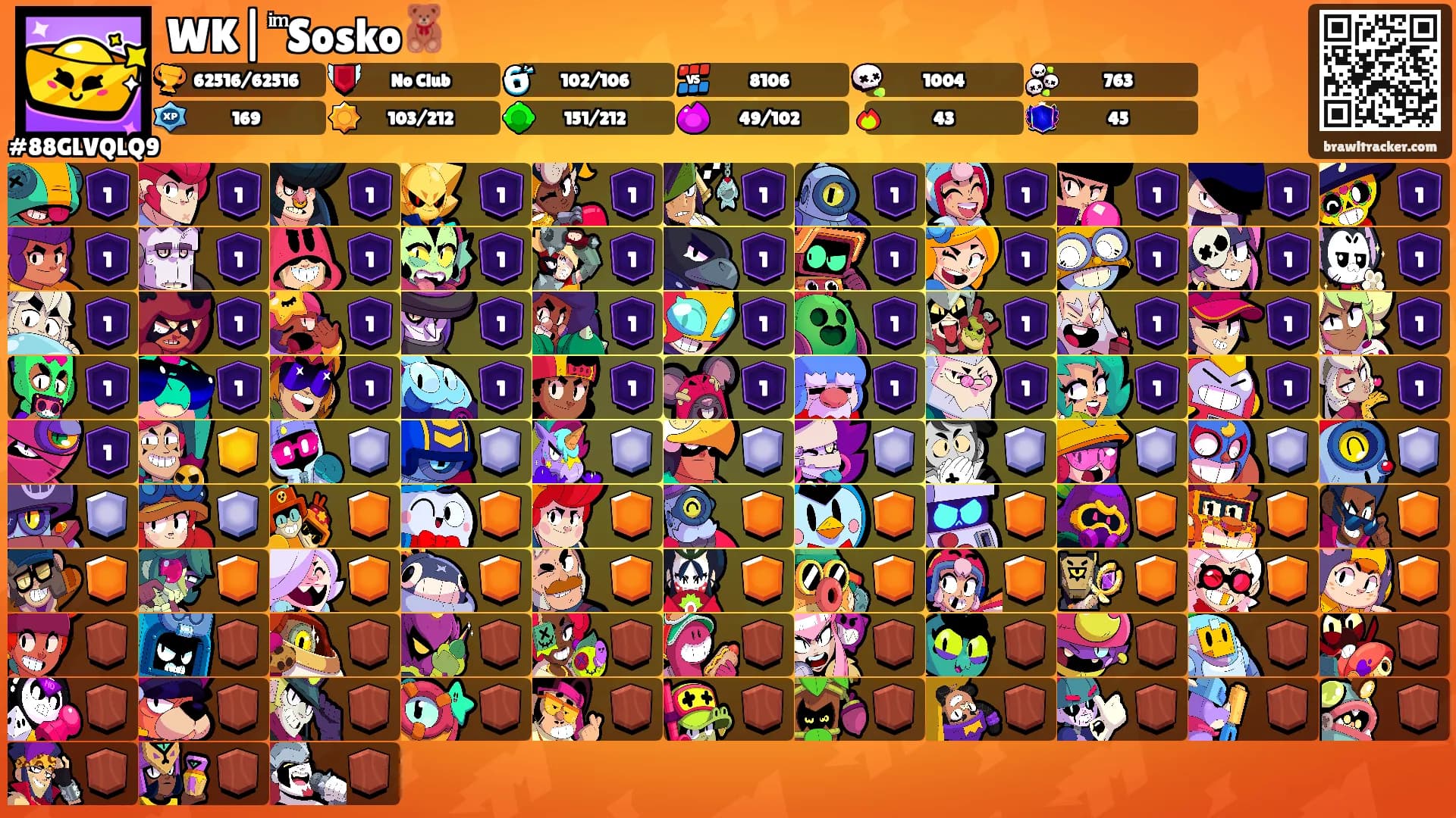 WK| ͥ ͫSosko🧸's Ranks