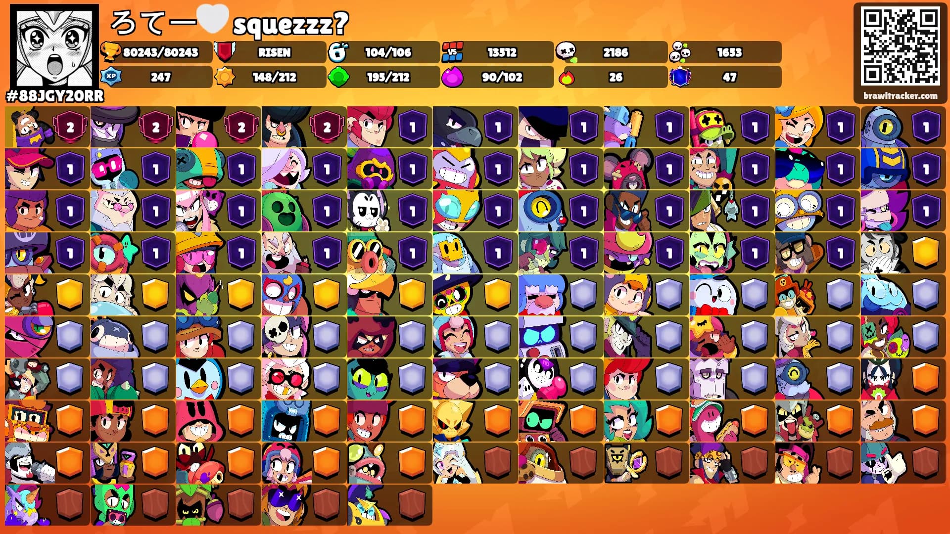 ろてー🤍 squezzz?'s Ranks