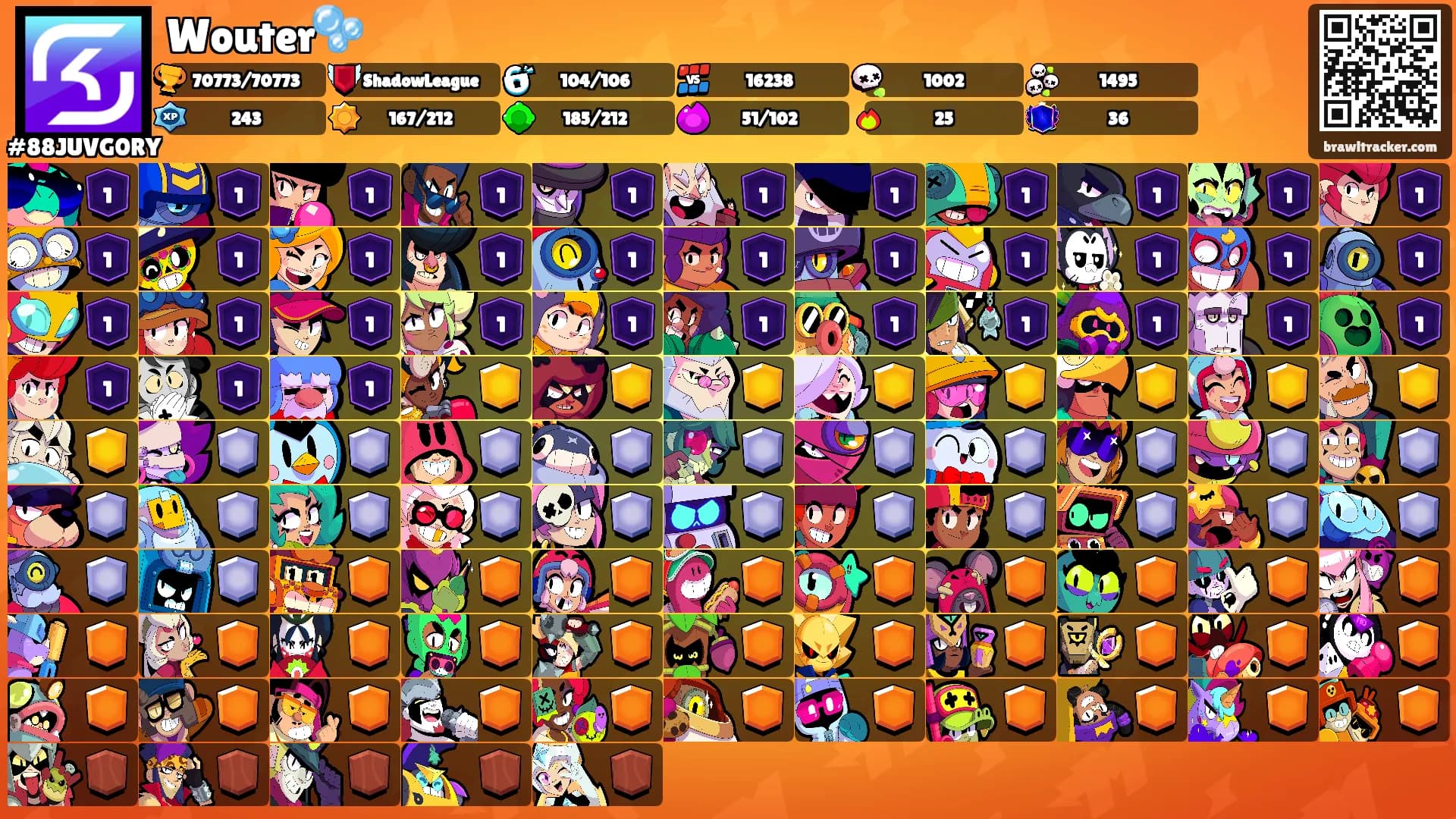 Wouter🫧's Ranks