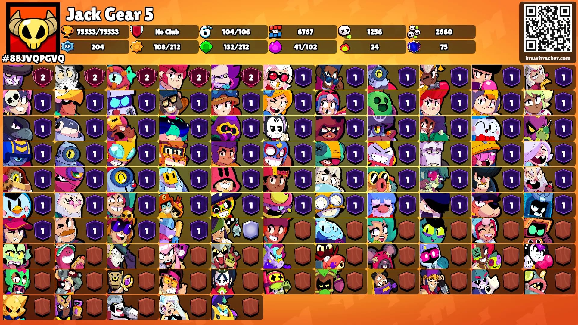 Jack Gear 5's Ranks