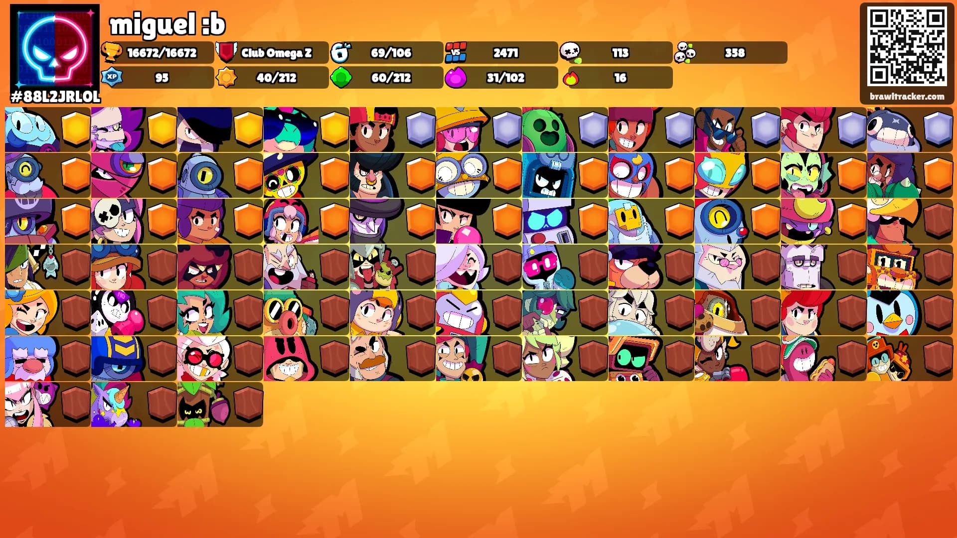 miguel :b's Ranks