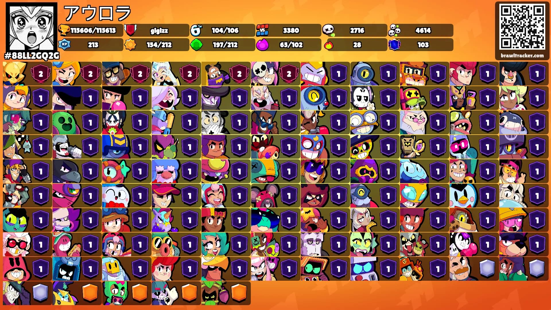アウロラ's Ranks