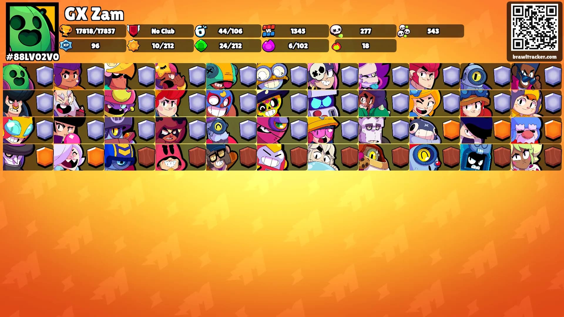 GX Zam's Ranks