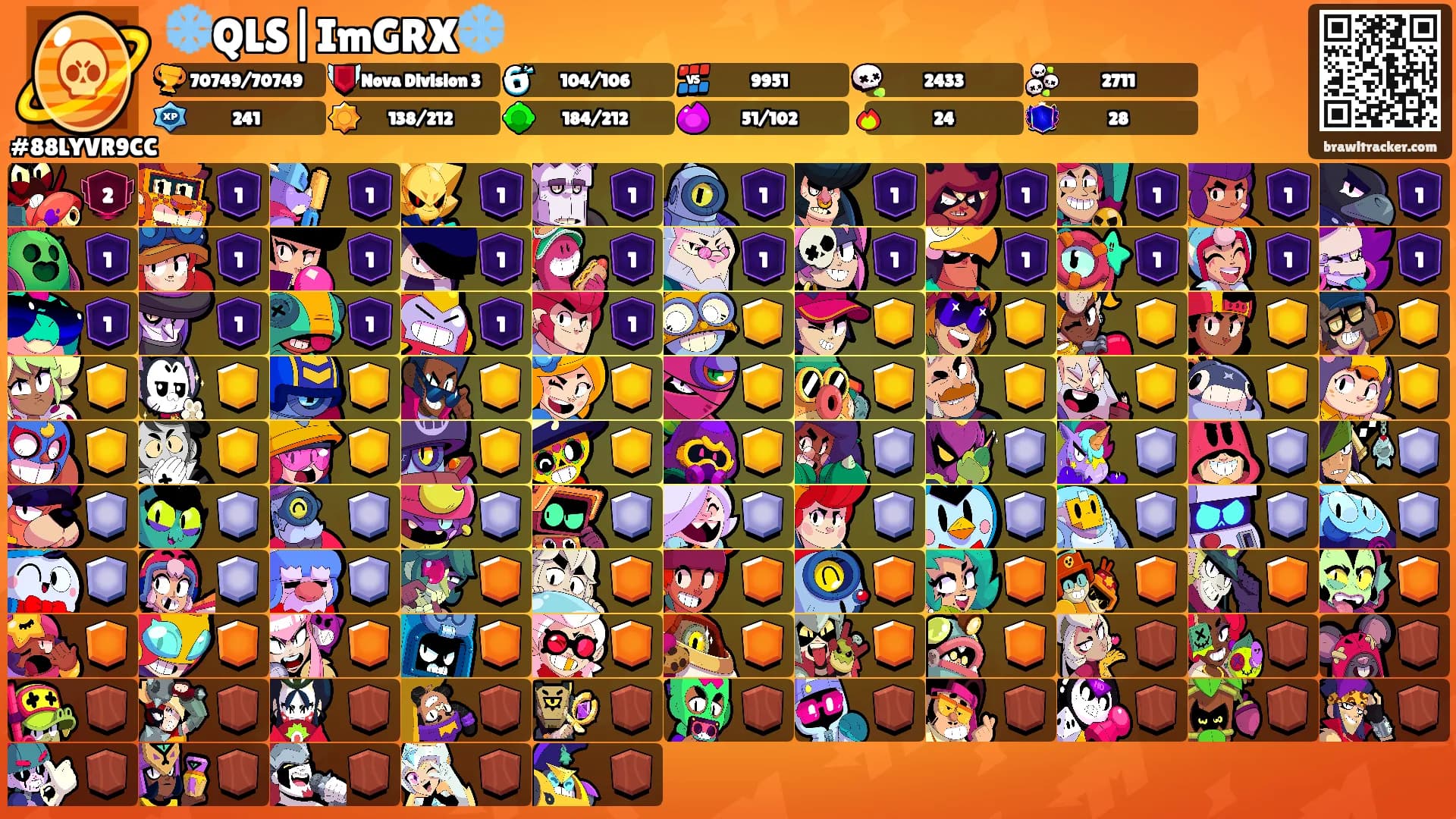 ❄️QLS|ImGRX❄️'s Ranks