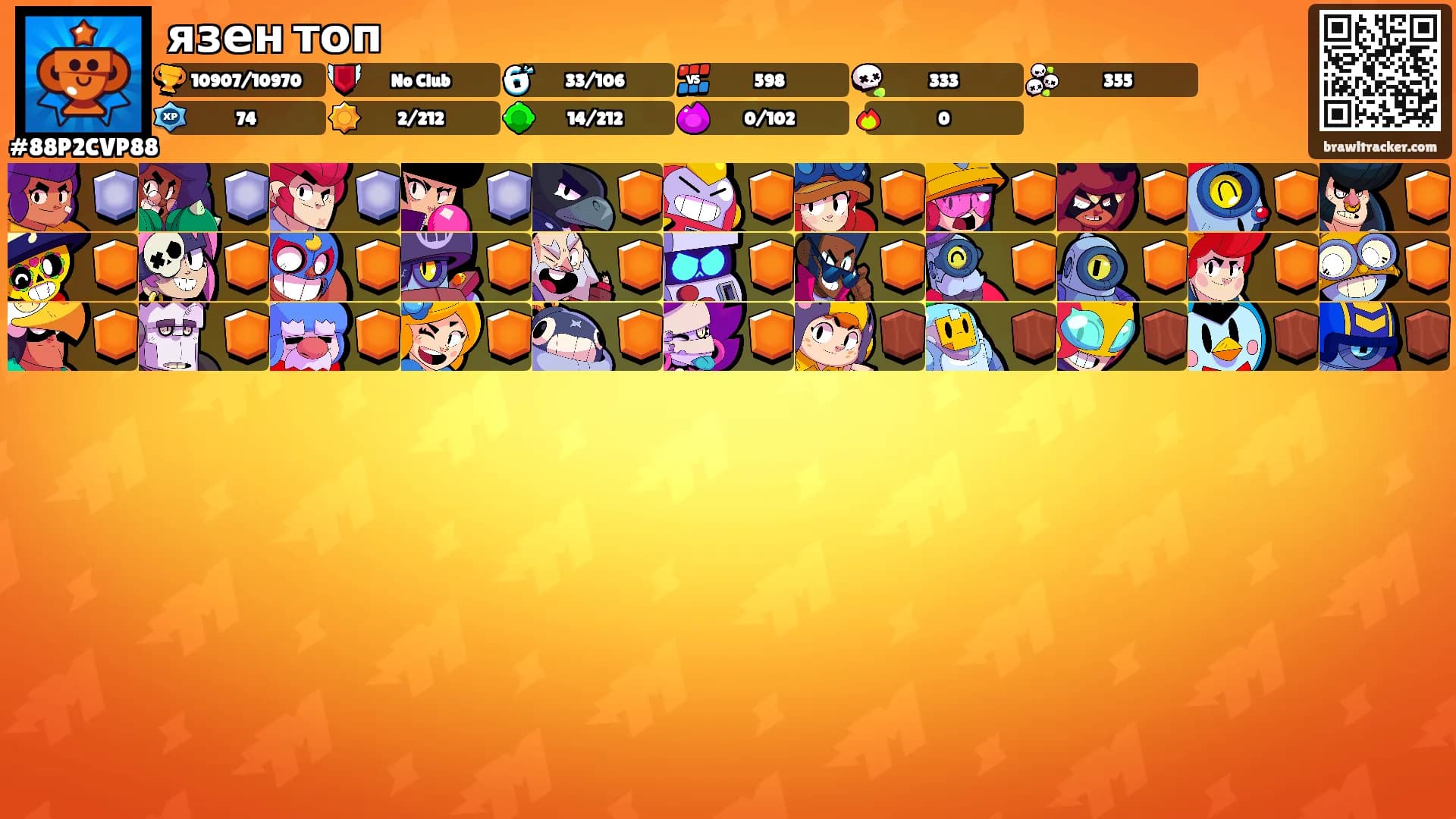язен топ's Ranks
