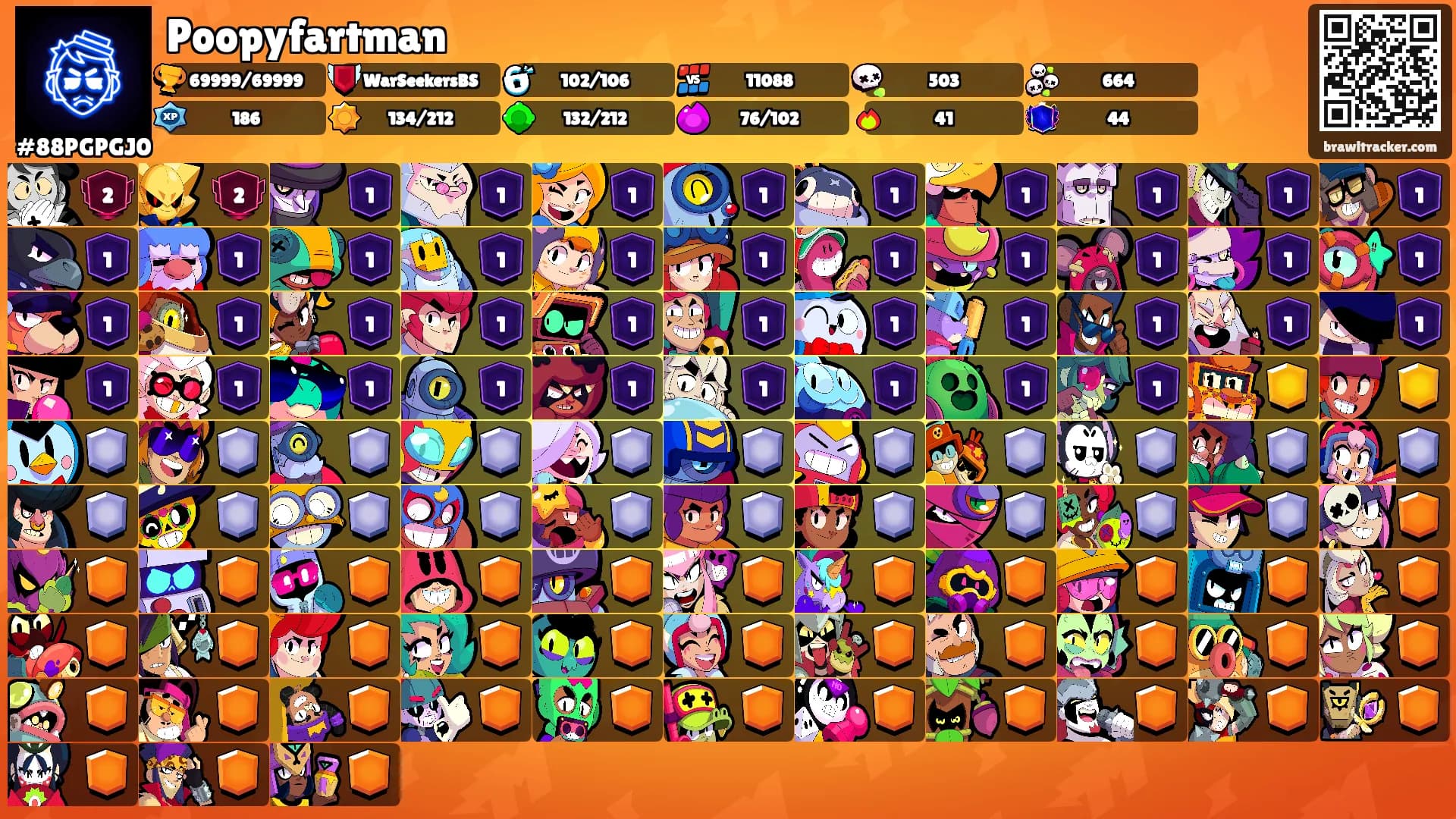 Poopyfartman's Ranks