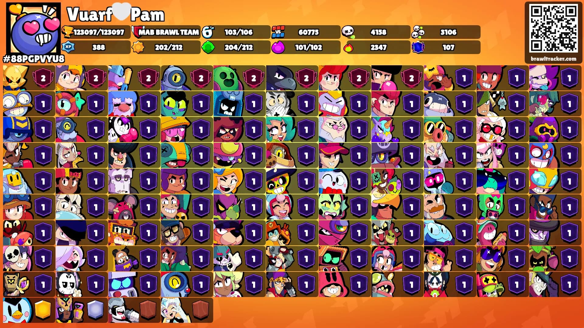Vuarf🤍Pam's Ranks