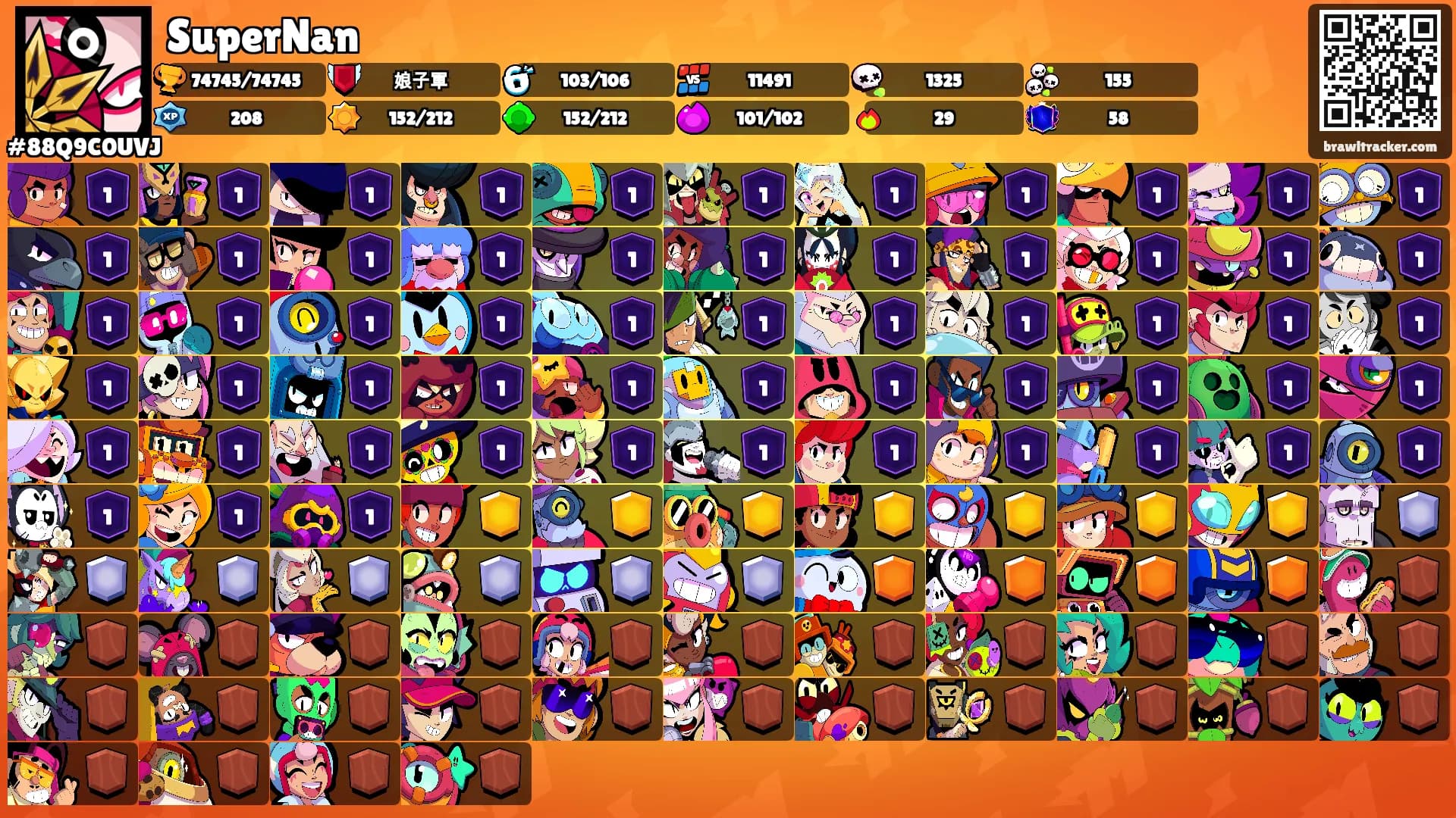 SuperNan's Ranks
