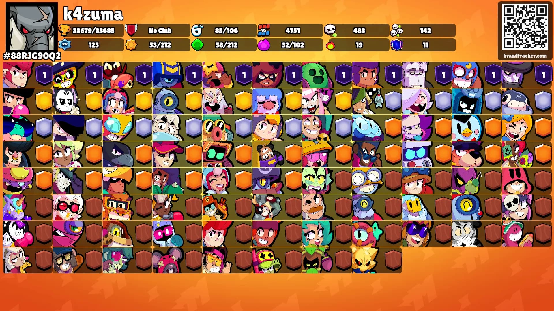 k4zuma's Ranks