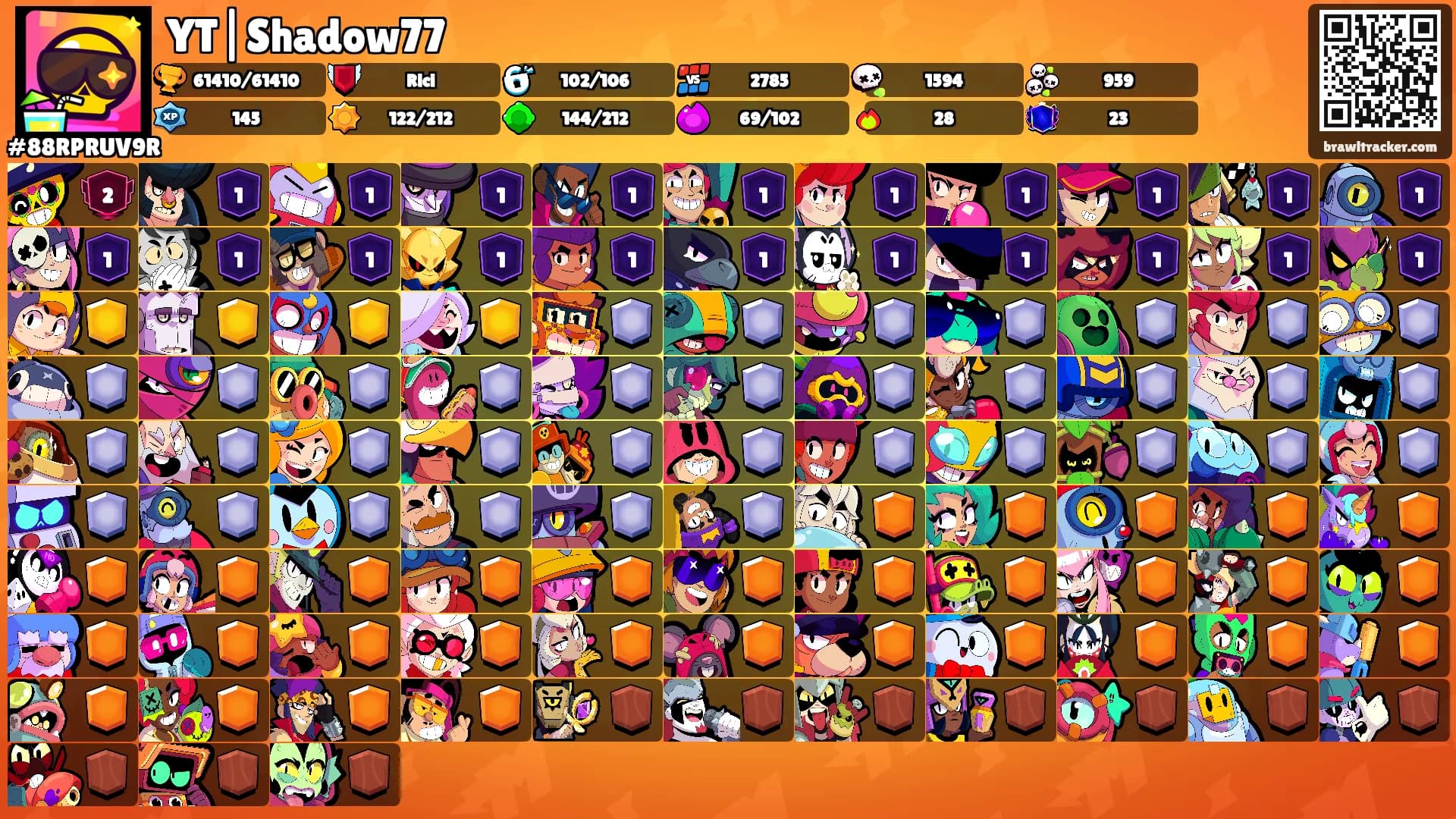 YT|Shadow77's Ranks