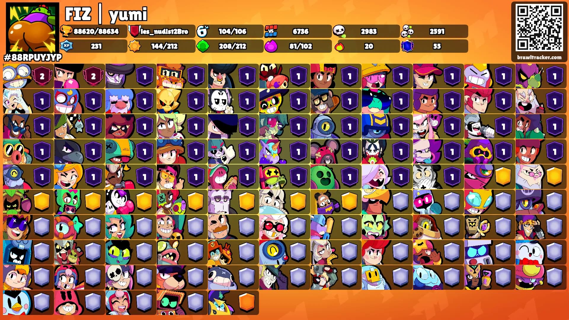 FIZ | yumi's Ranks