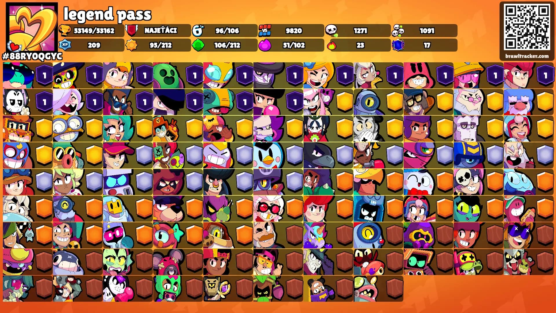 legend pass's Ranks