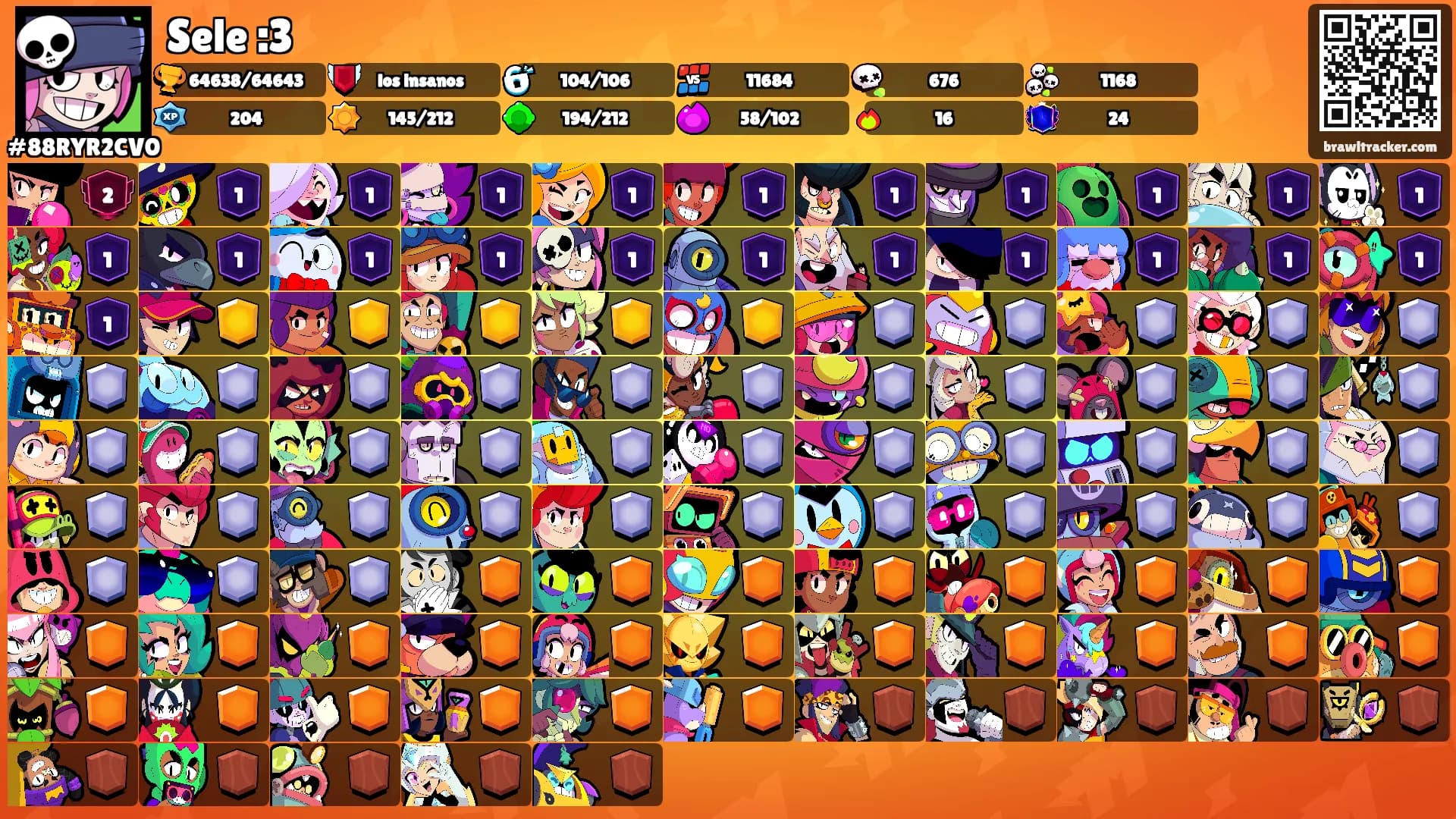 Sele :3's Ranks