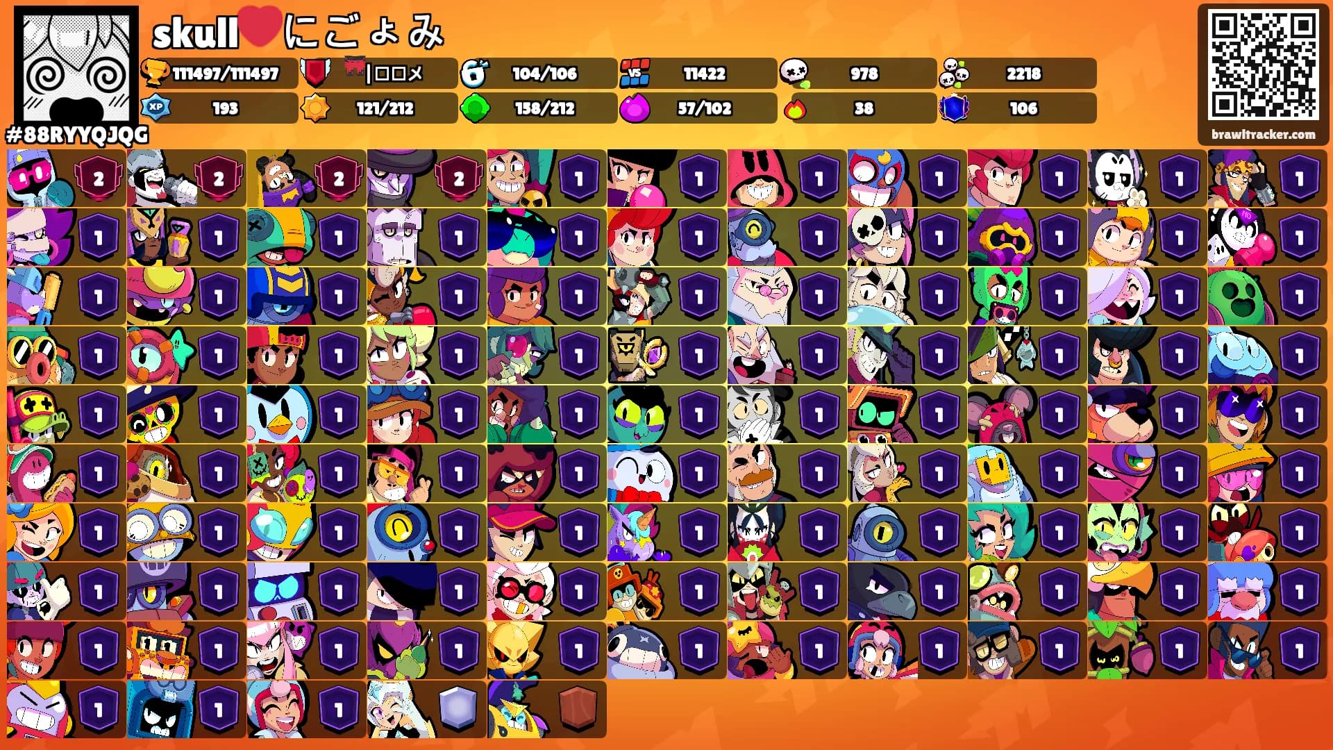 skull❤️にごょみ's Ranks