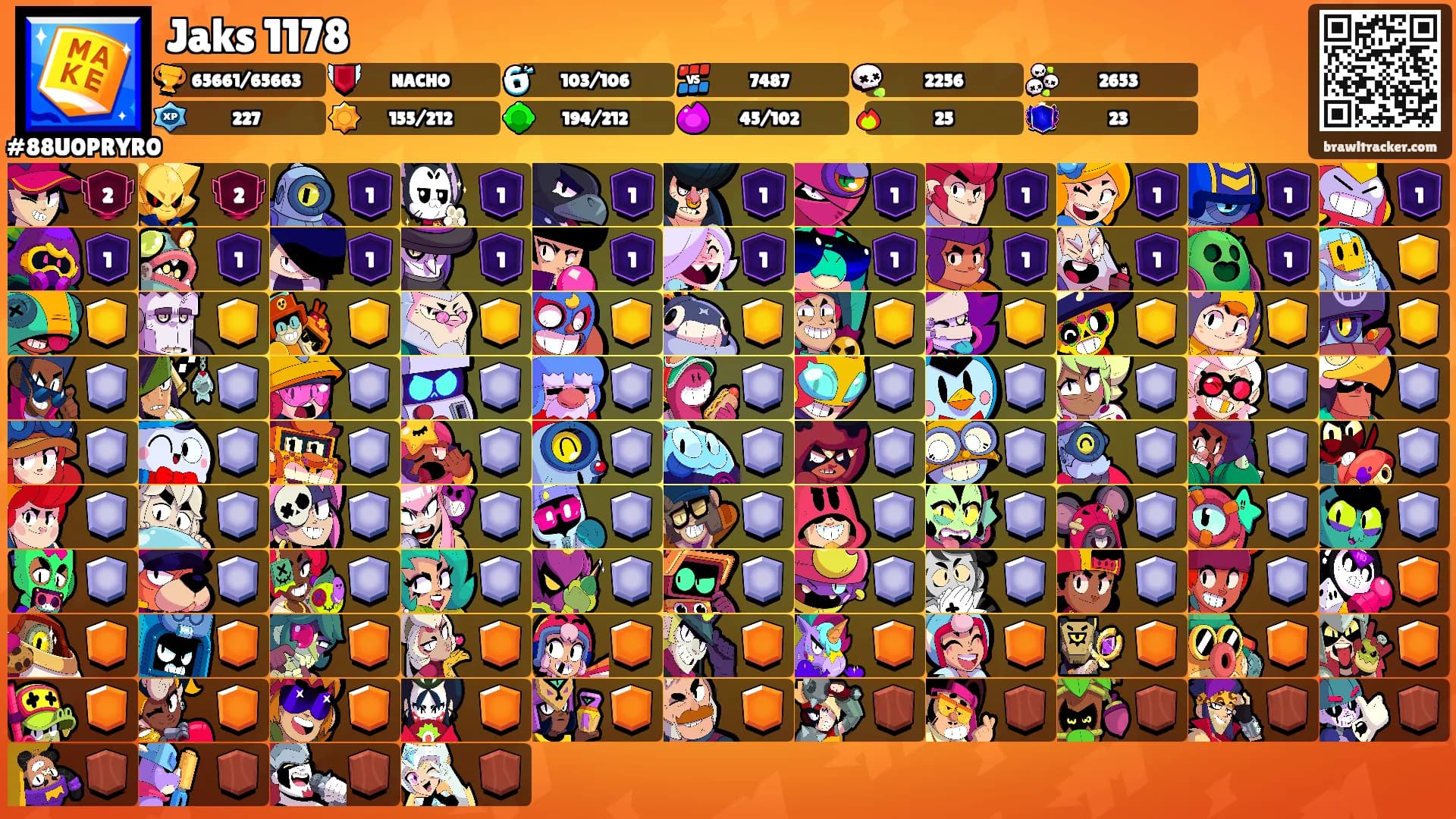 Jaks 1178's Ranks