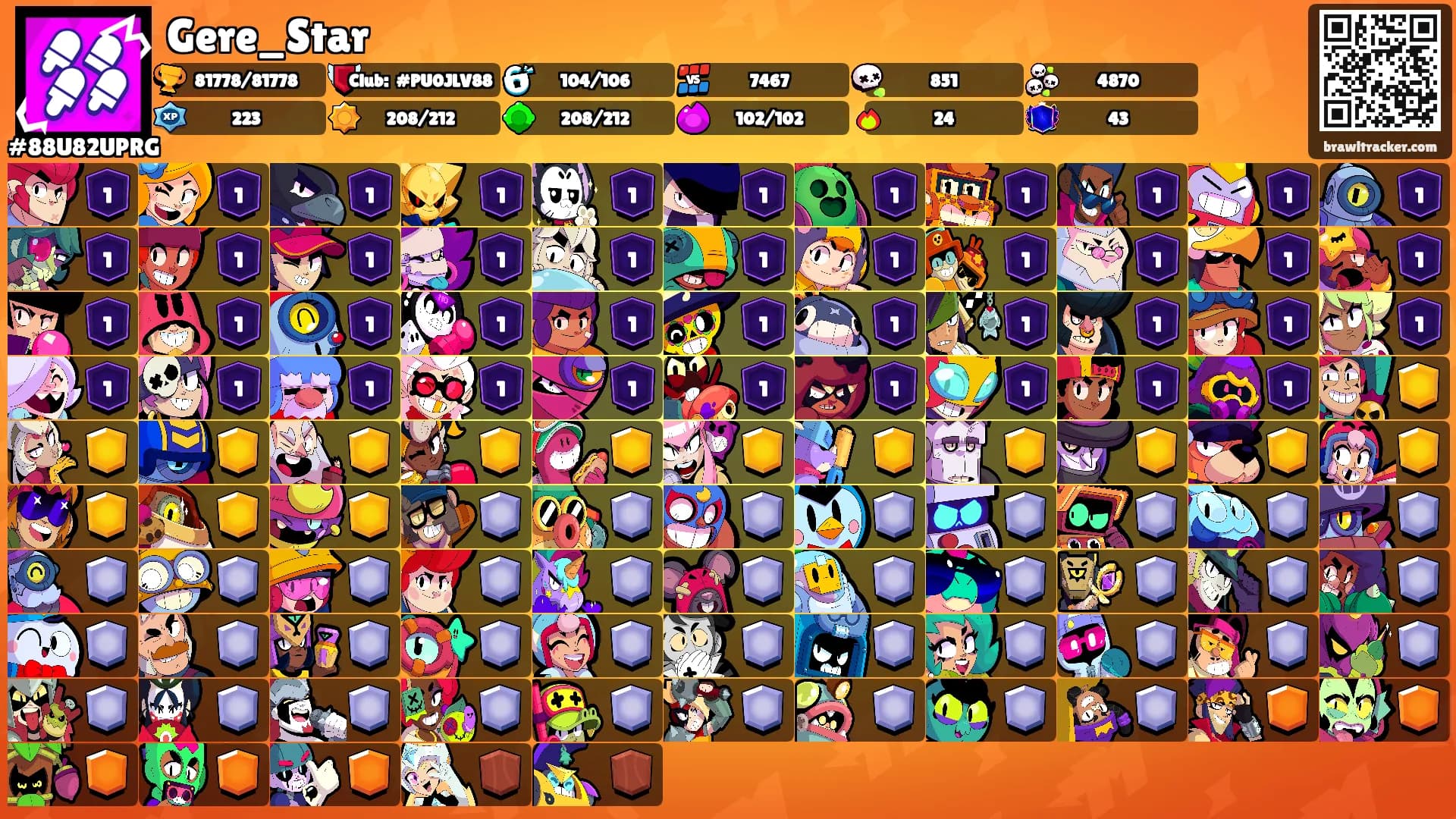 Gere_Star's Ranks
