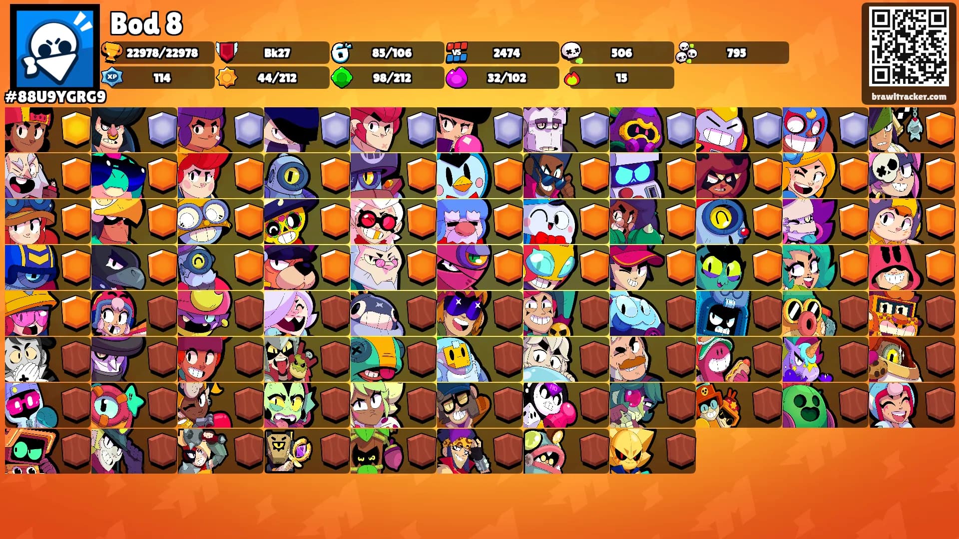 Bod 8's Ranks