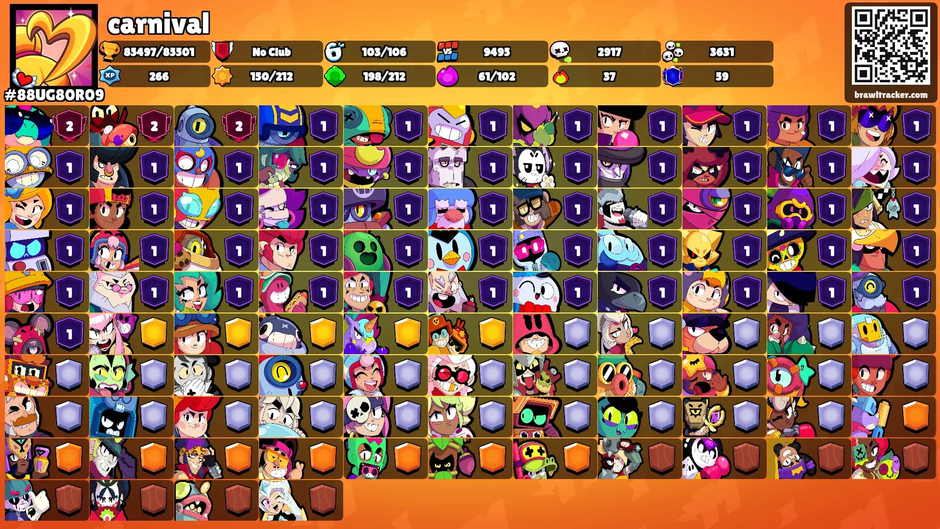 carnival's Ranks