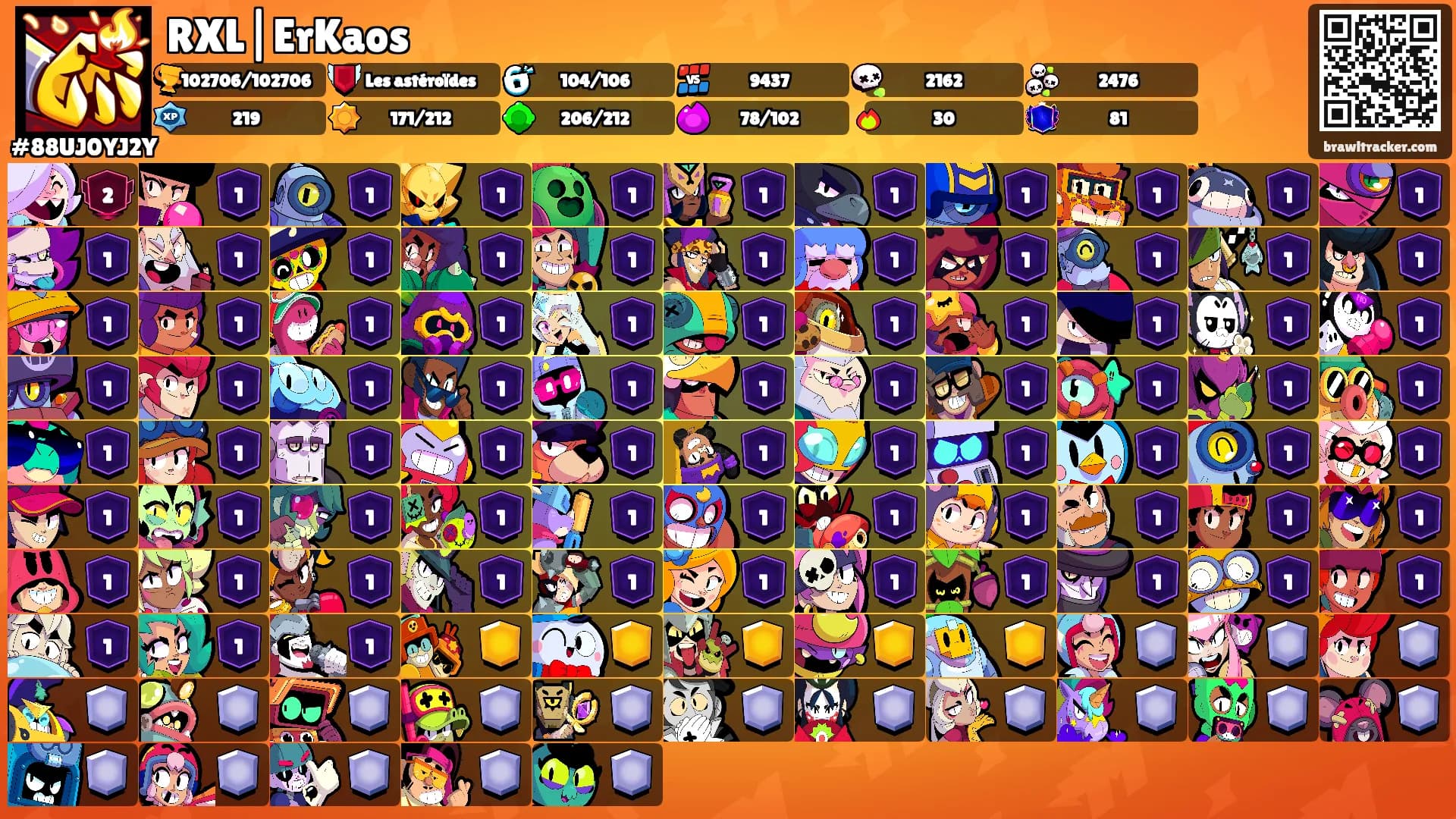 RXL|ErKaos's Ranks