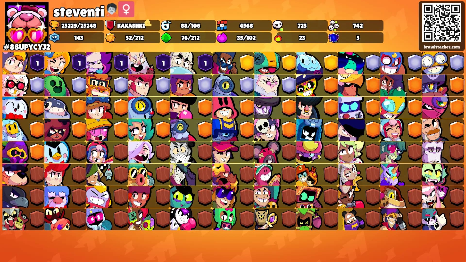 steventi🧟‍♀️'s Ranks