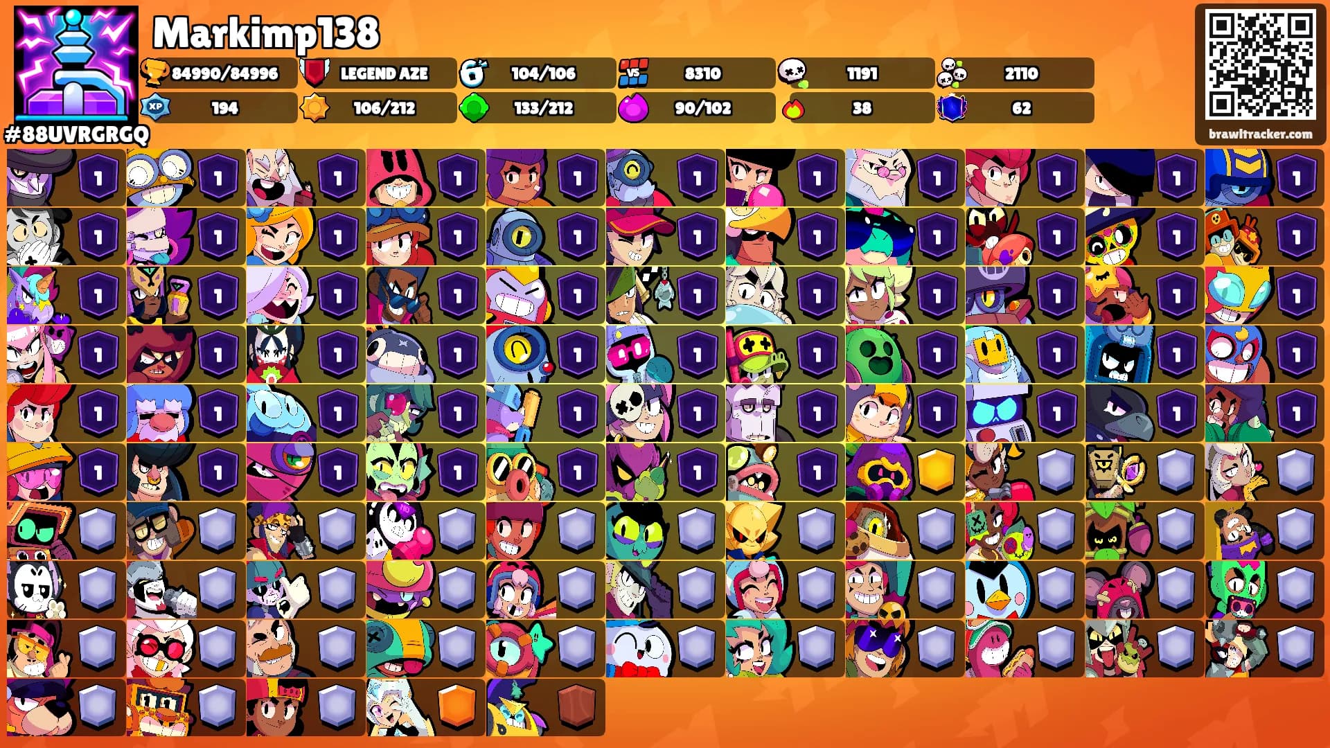 Markimp138's Ranks