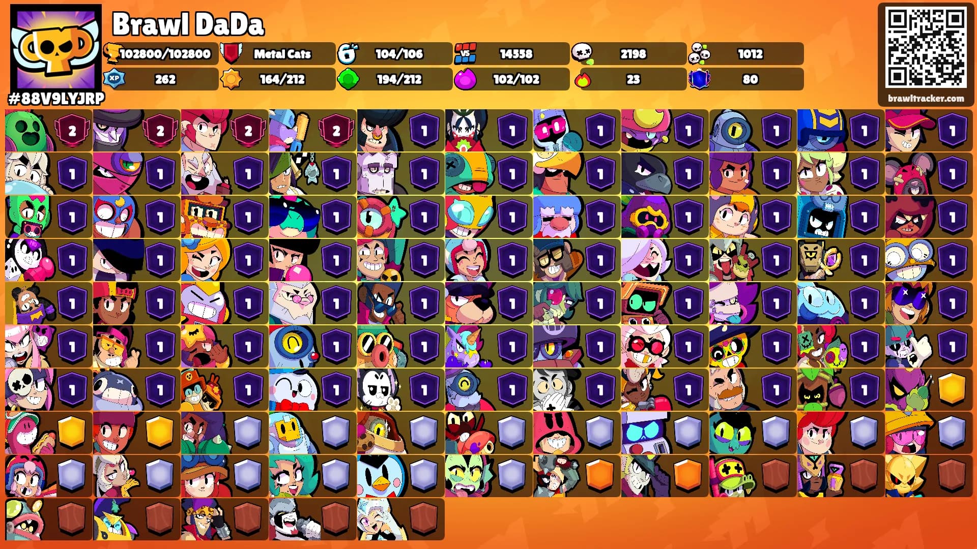 Brawl DaDa's Ranks