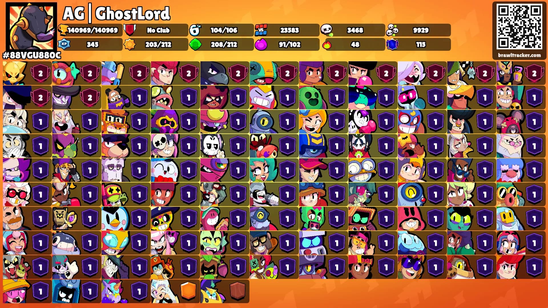 AG|GhostLord's Ranks