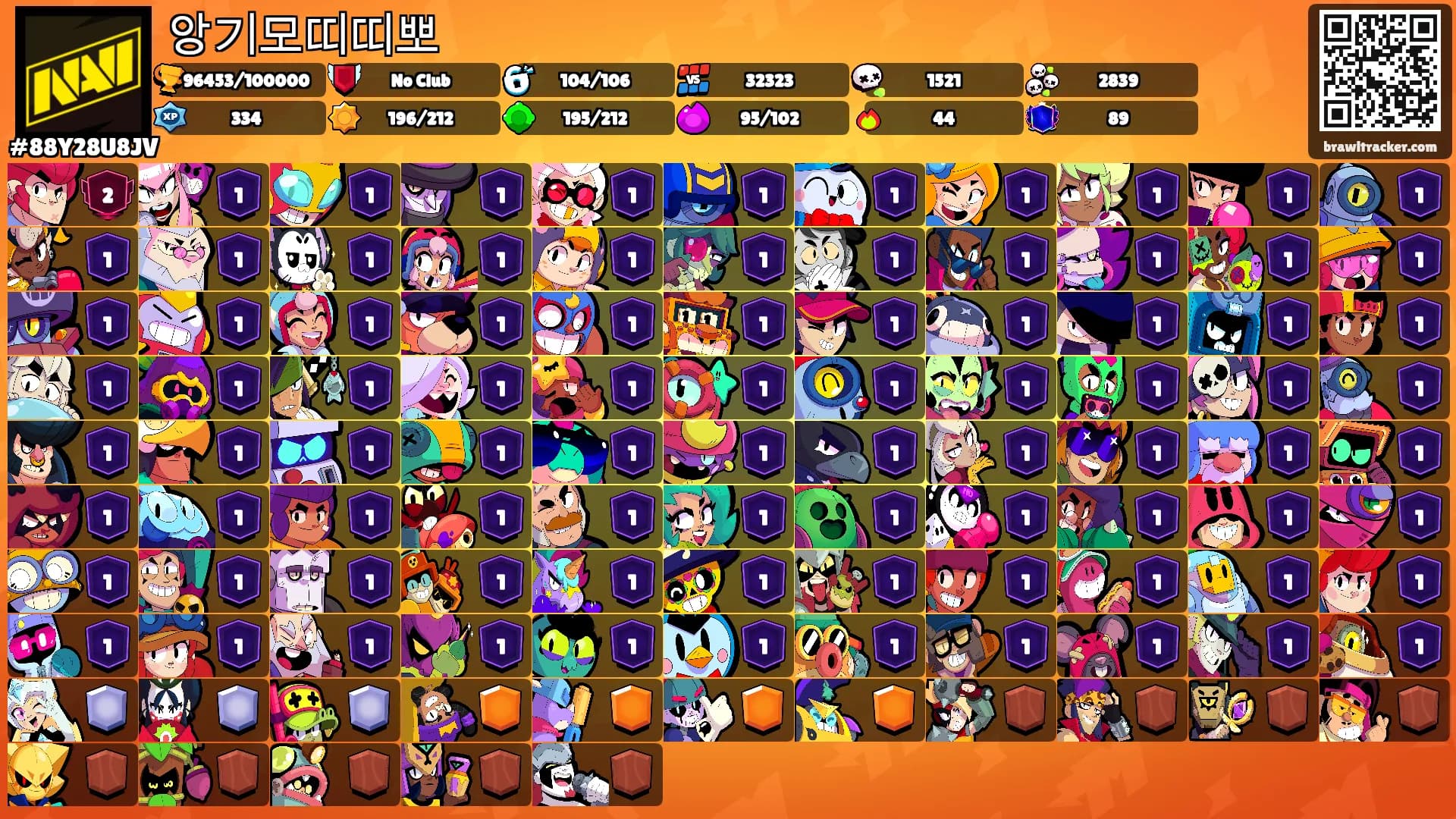 앙기모띠띠뽀's Ranks