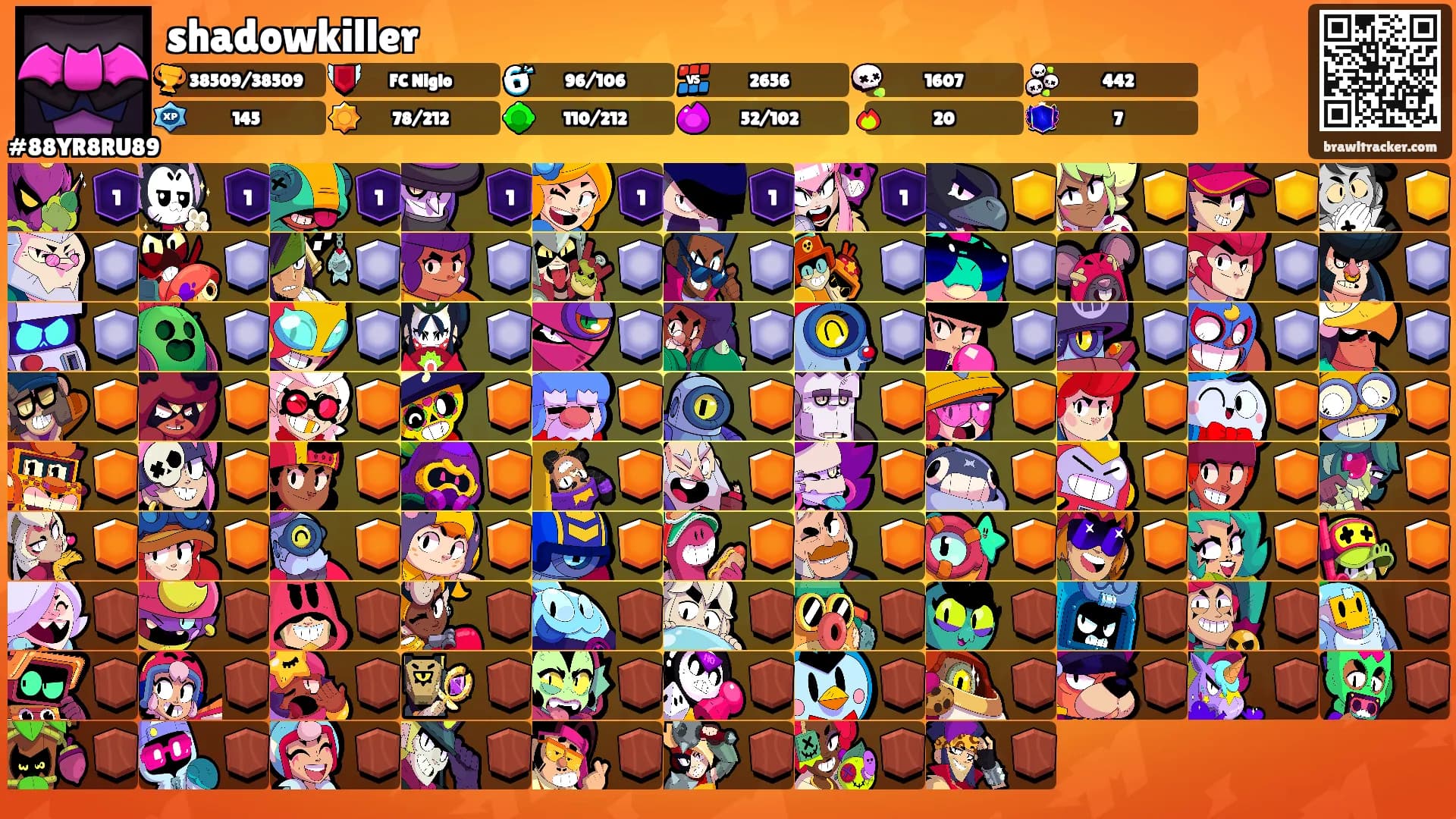 shadowkiller's Ranks