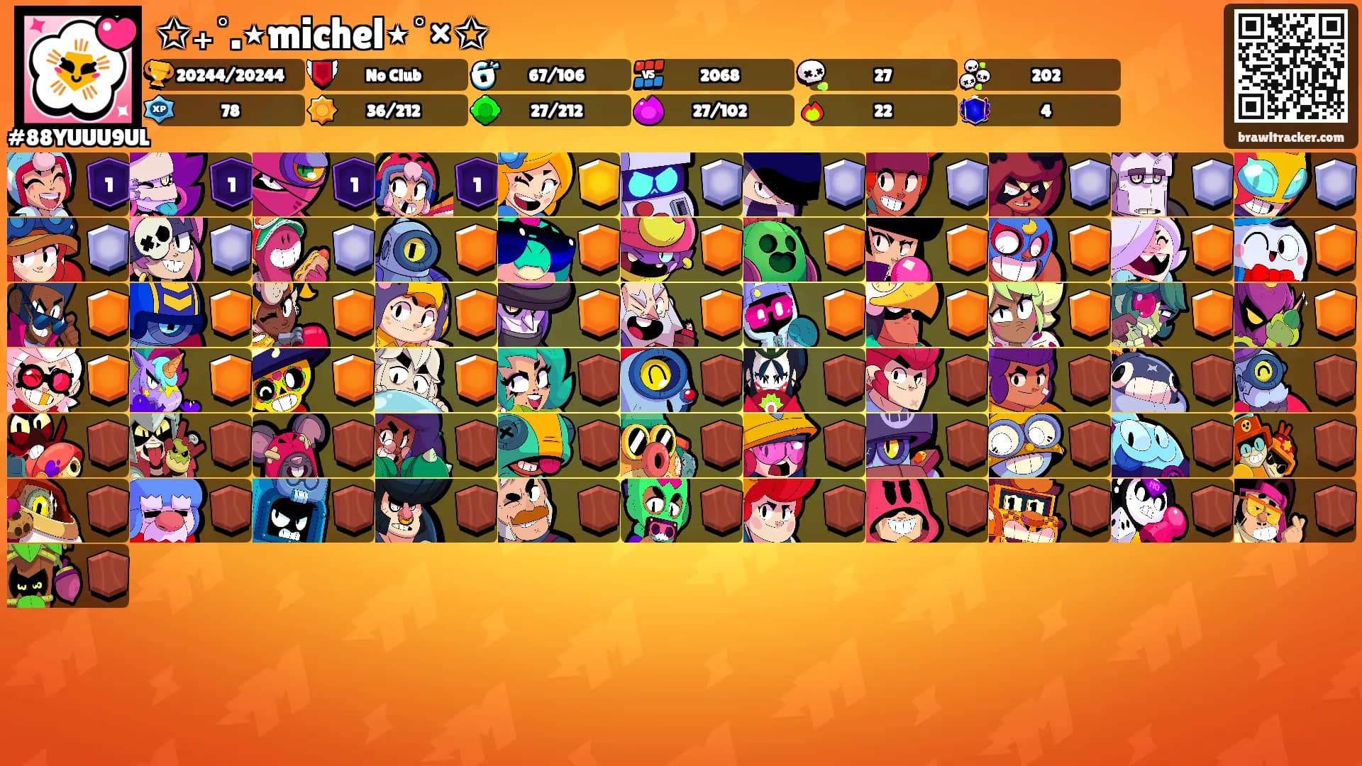 ✩₊˚.⋆michel⋆˚×✩'s Ranks