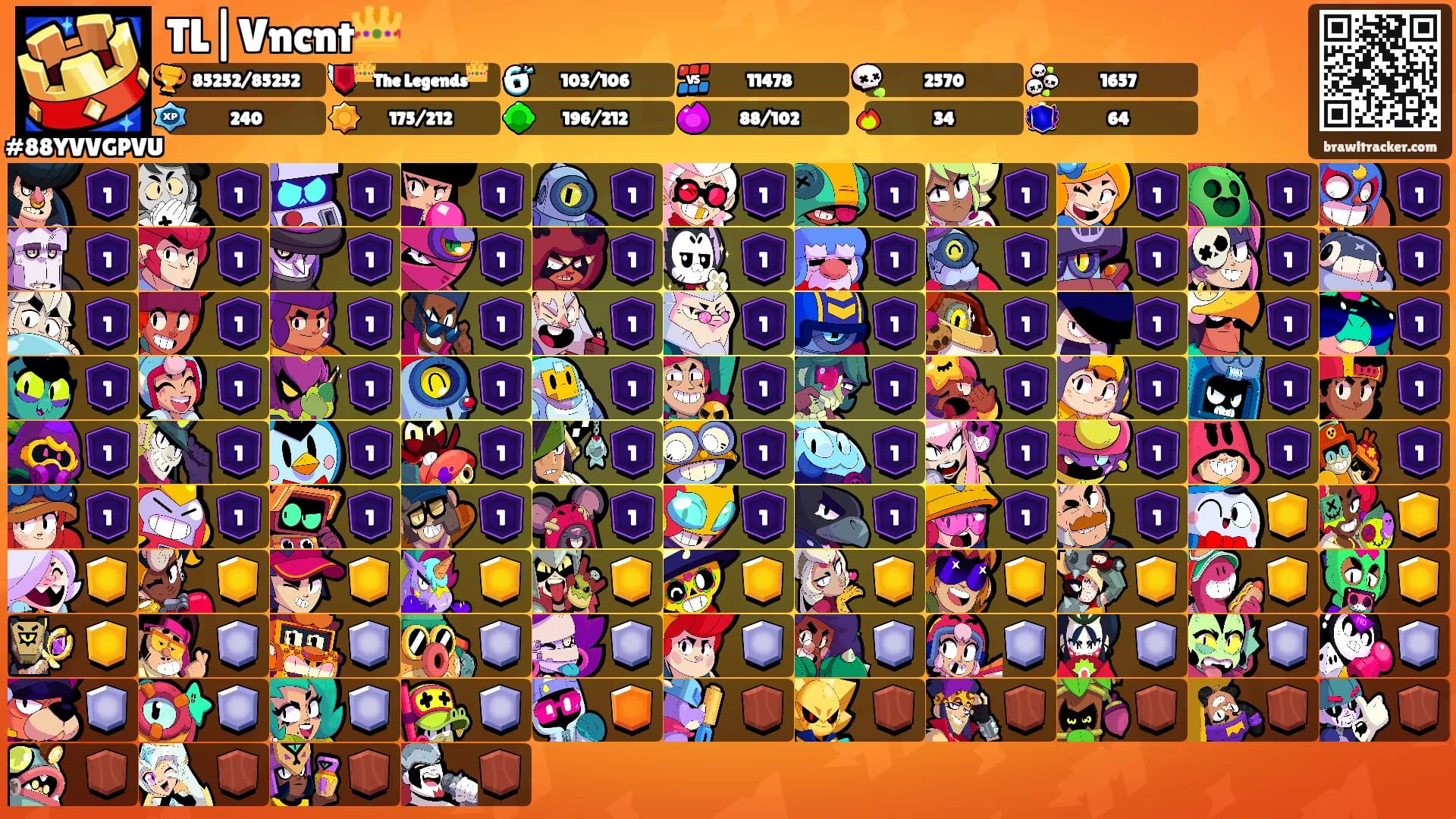 TL|Vncnt👑's Ranks